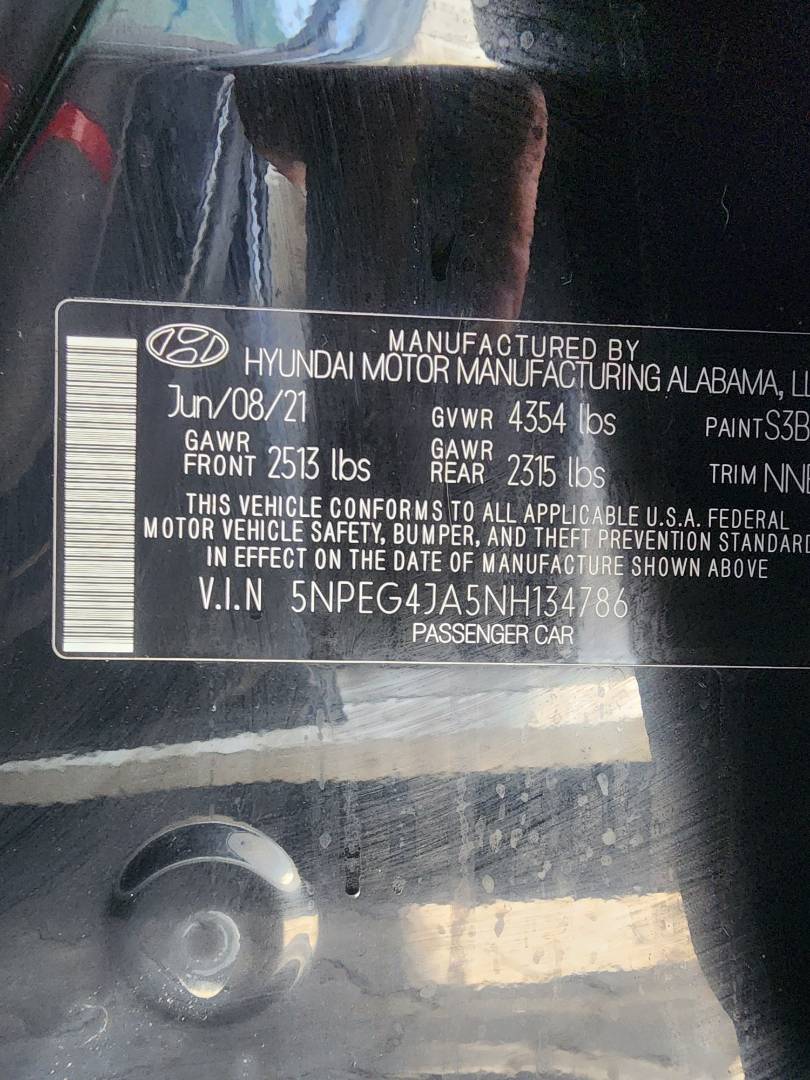 2022 HYUNDAI SONATA — 47099 Miles — Lot 39118429 — Souq - Marhaba Auctions Used Cars - Image 10