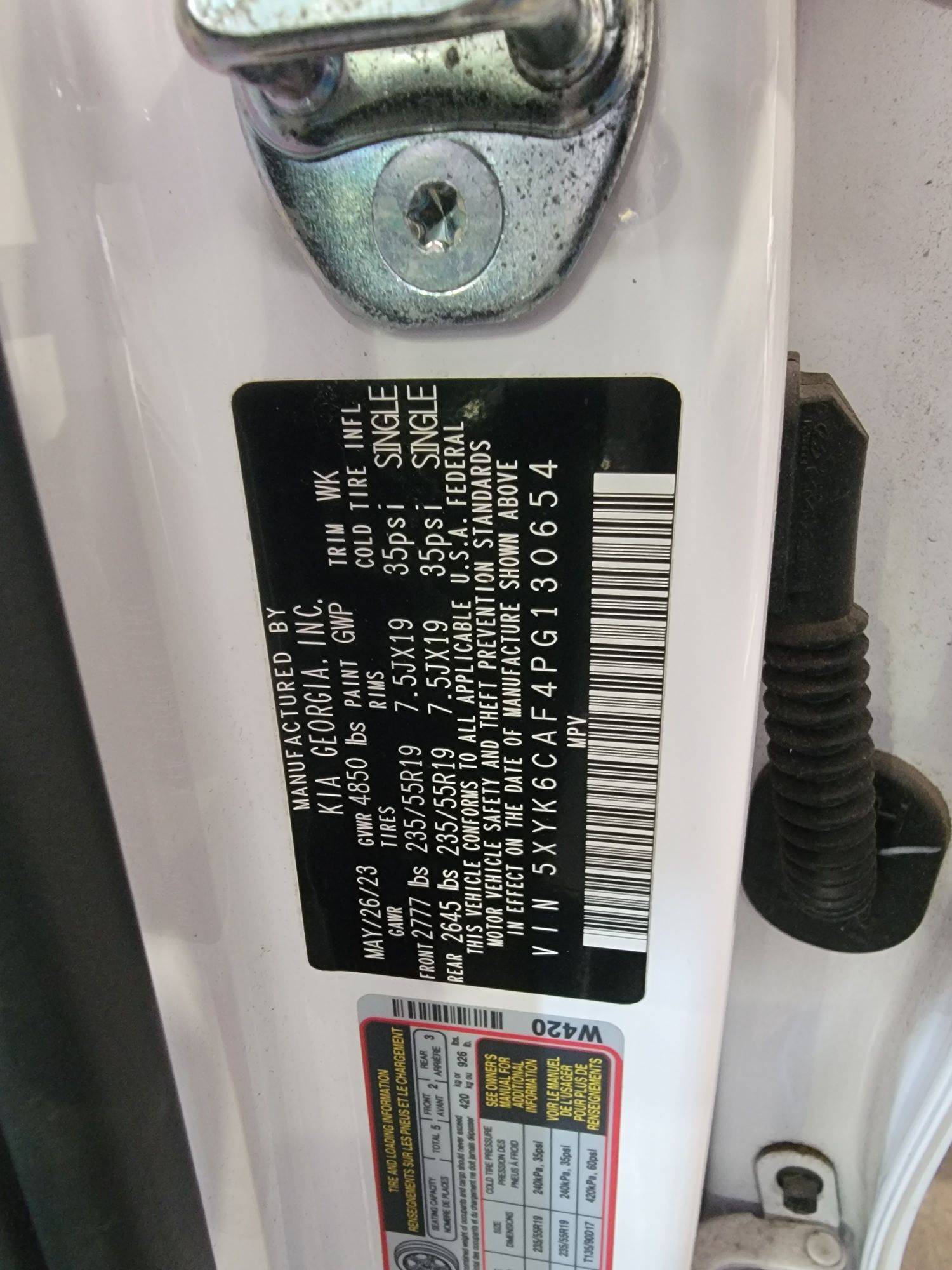 KIA SPORTAGE 2023 - Marhaba Auction Used Cars - Image 9