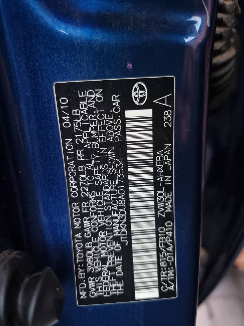 TOYOTA PRIUS 2010 - Marhaba Auction Used Cars - Image 9