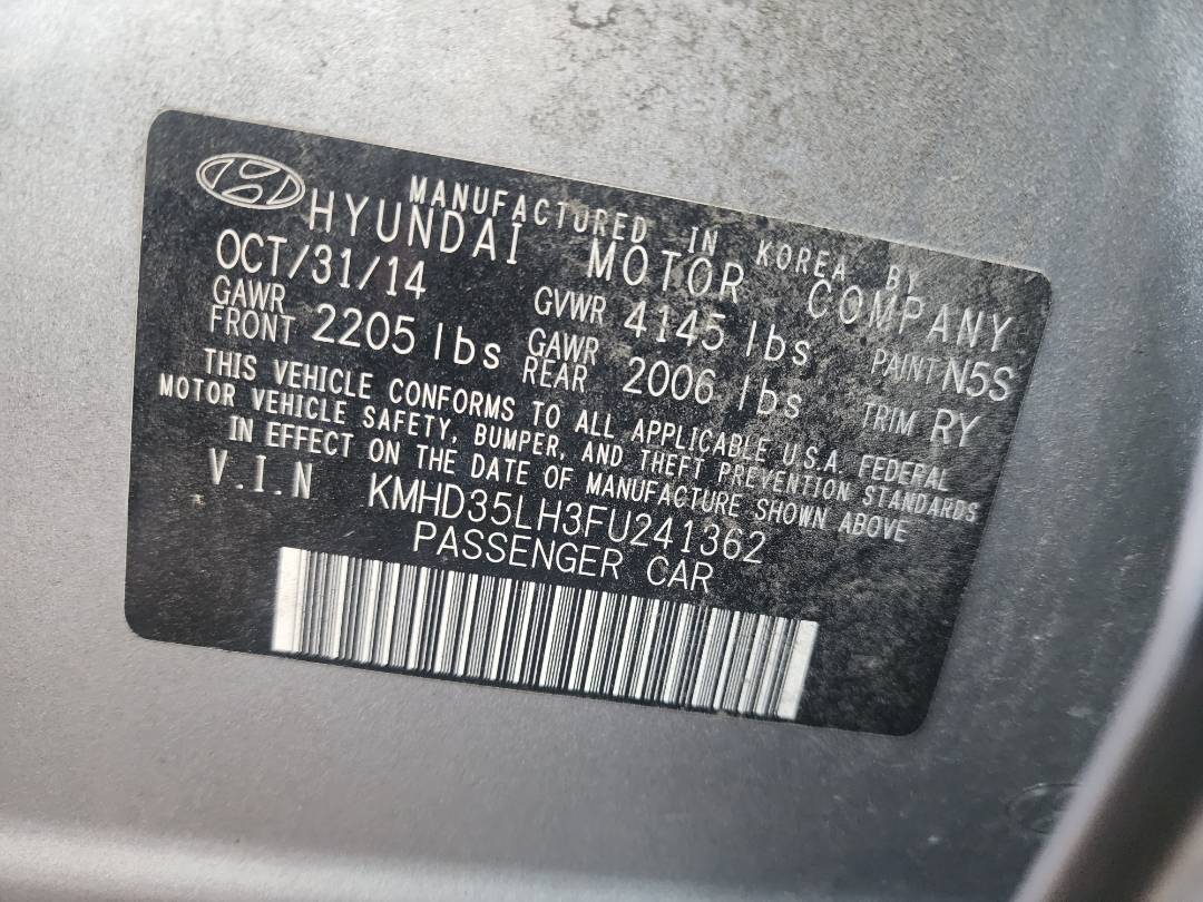 2015 HYUNDAI ELANTRA GT — 133322 Miles — Lot 74066623 - Marhaba Auctions Used Cars - Image 4