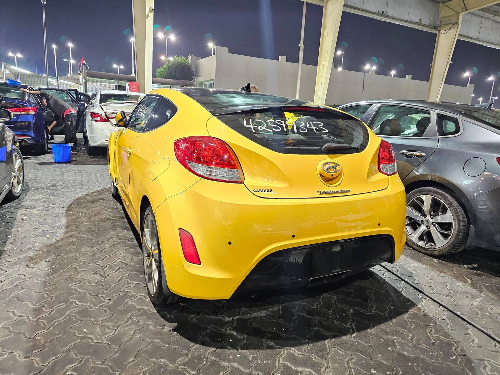 2016 HYUNDAI VELOSTER — 141001 Miles — Lot D1GU295200 — Souq - Marhaba Auctions Used Cars - Image 3