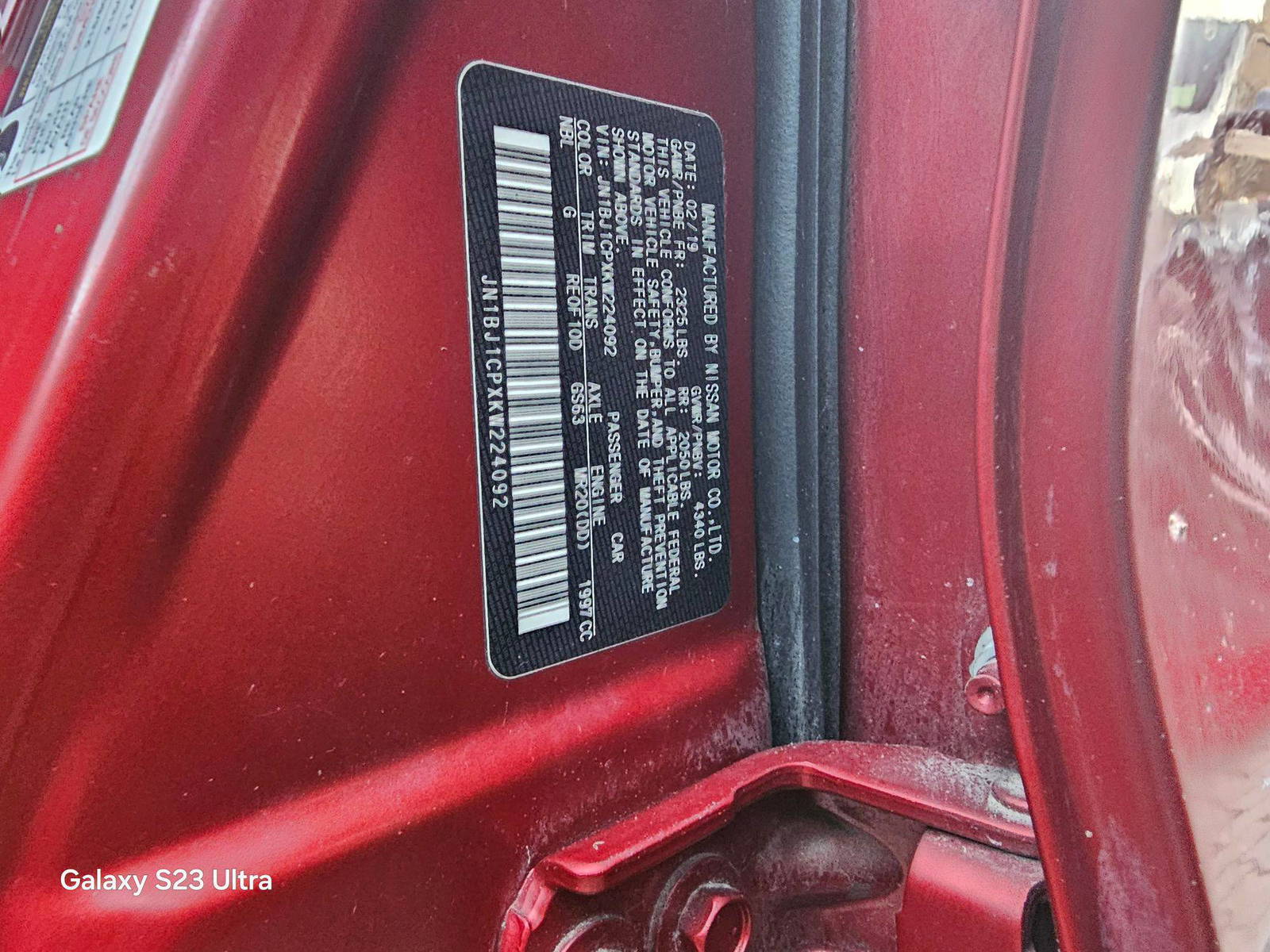 NISSAN ROGUE SPORTS 2019 - Marhaba Auction Used Cars - Image 9