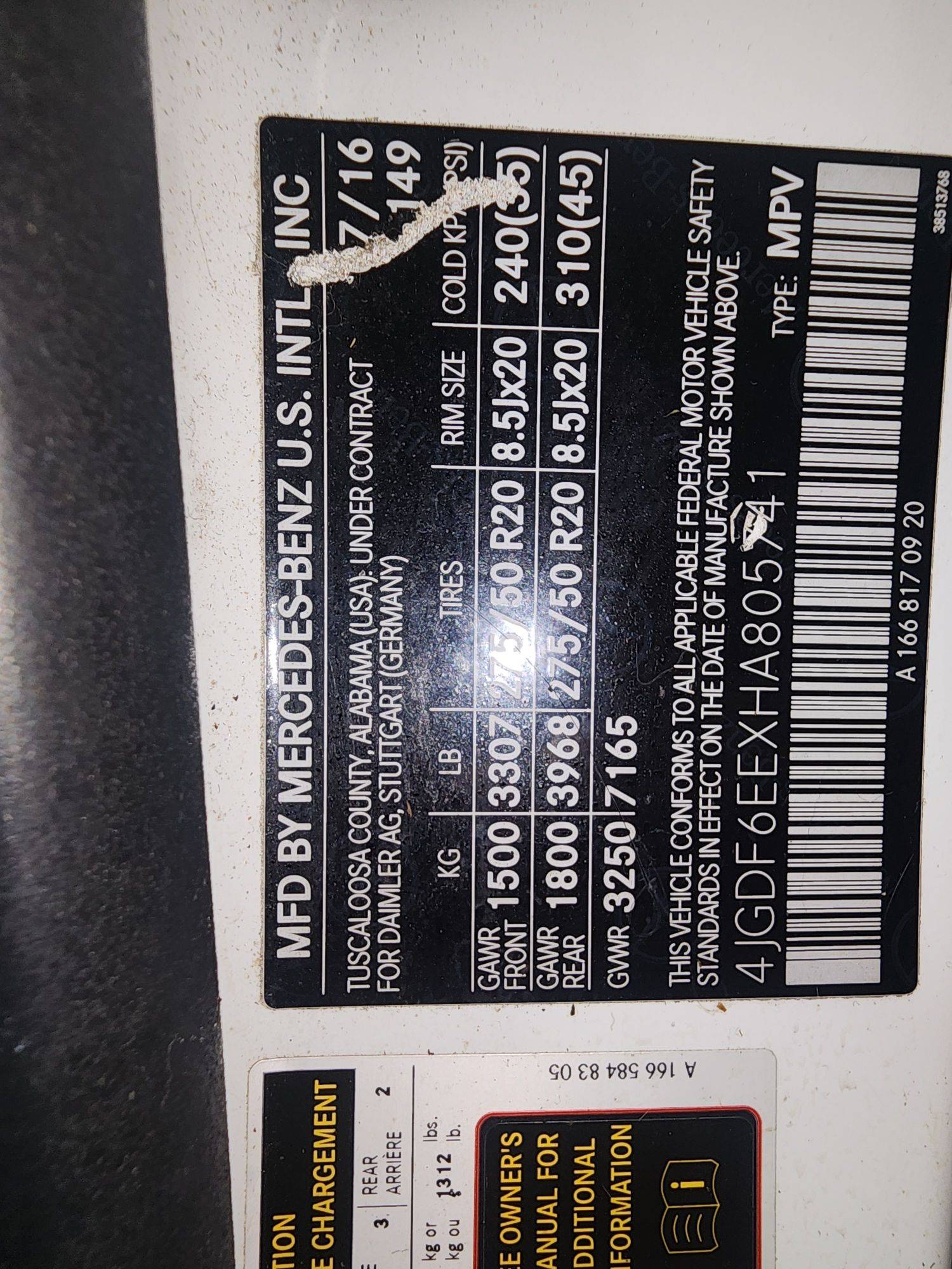 MERCEDES BENZ GLS 450 2017 - Marhaba Auction Used Cars - Image 10