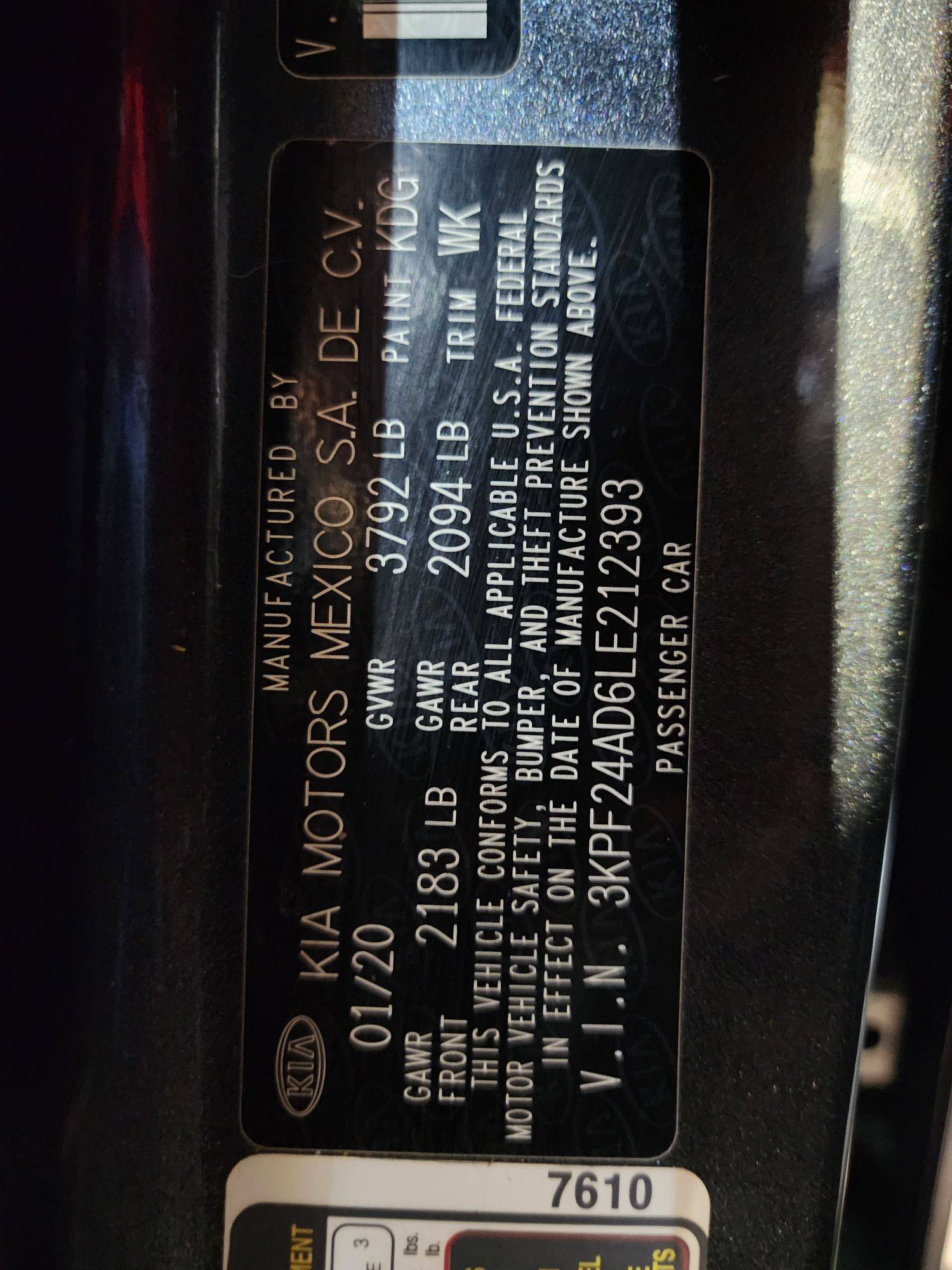 2020 KIA FORTE — 93385 Miles — Lot 1604431 — Main - Marhaba Auctions Used Cars - Image 11