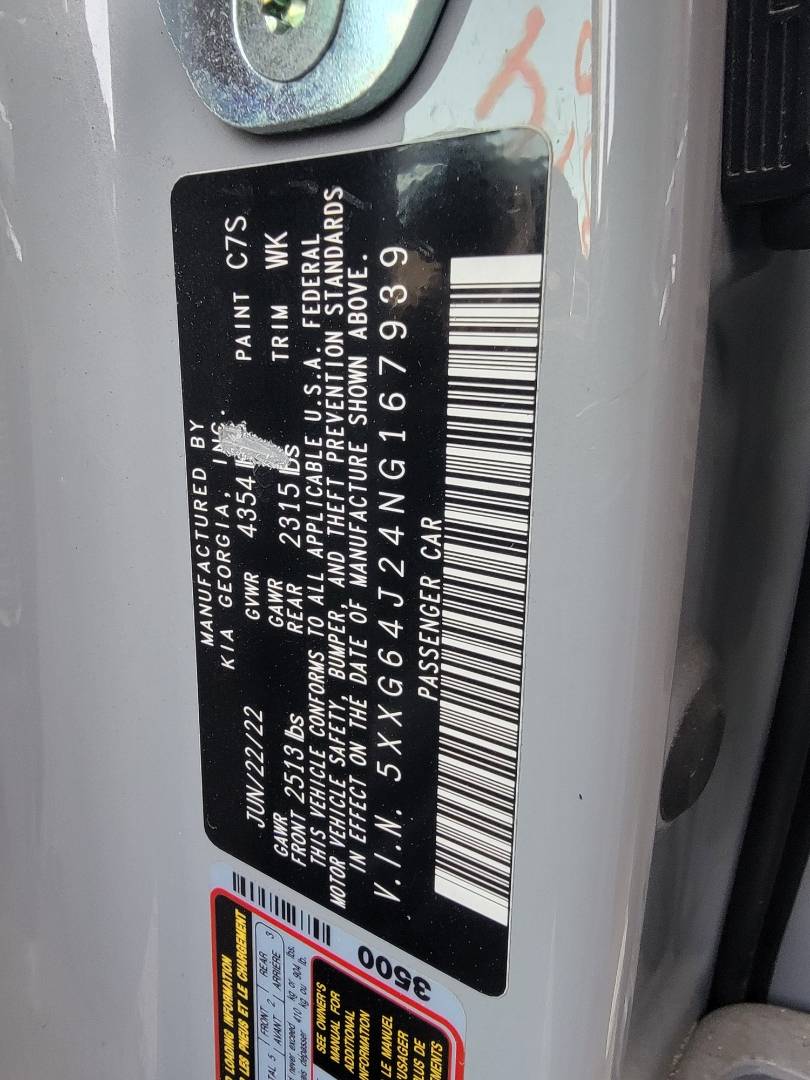 2022 KIA K5 — 31463 Miles — Lot NG167939 — Souq - Marhaba Auctions Used Cars - Image 9