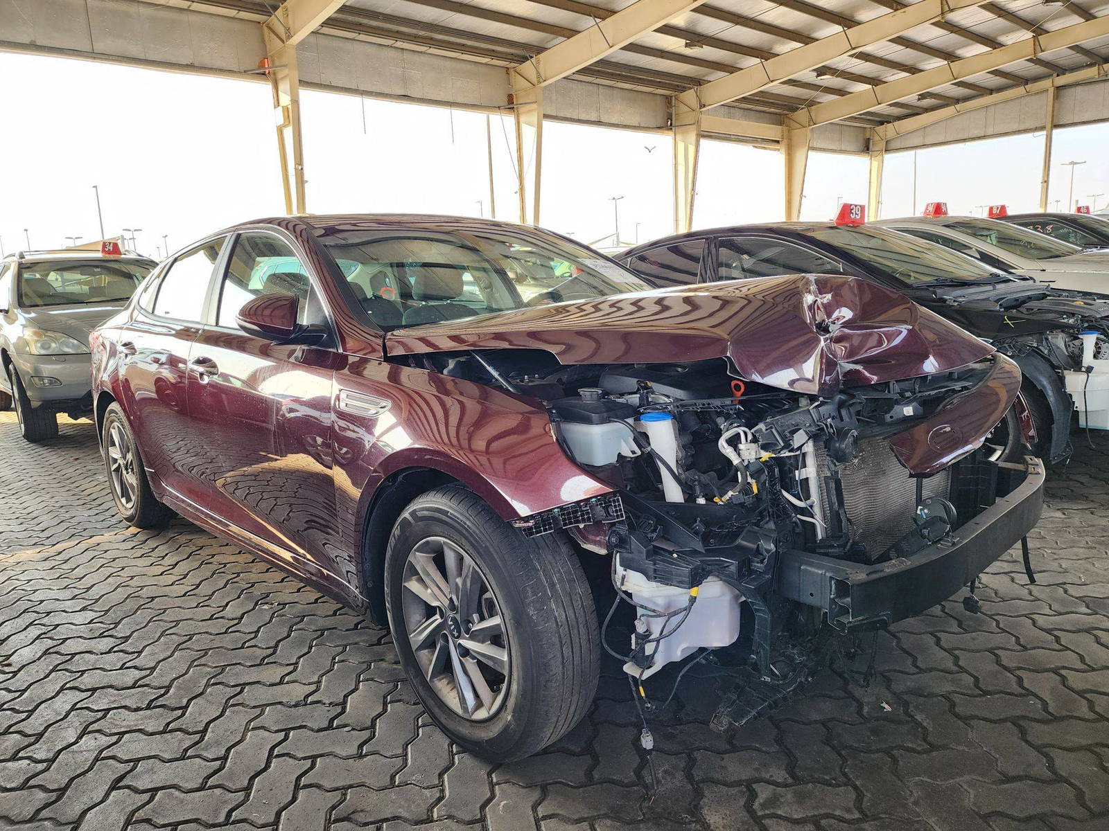 2020 KIA OPTIMA — 55885 Miles — Lot 4822 — Souq - Marhaba Auctions Used Cars - Image 4