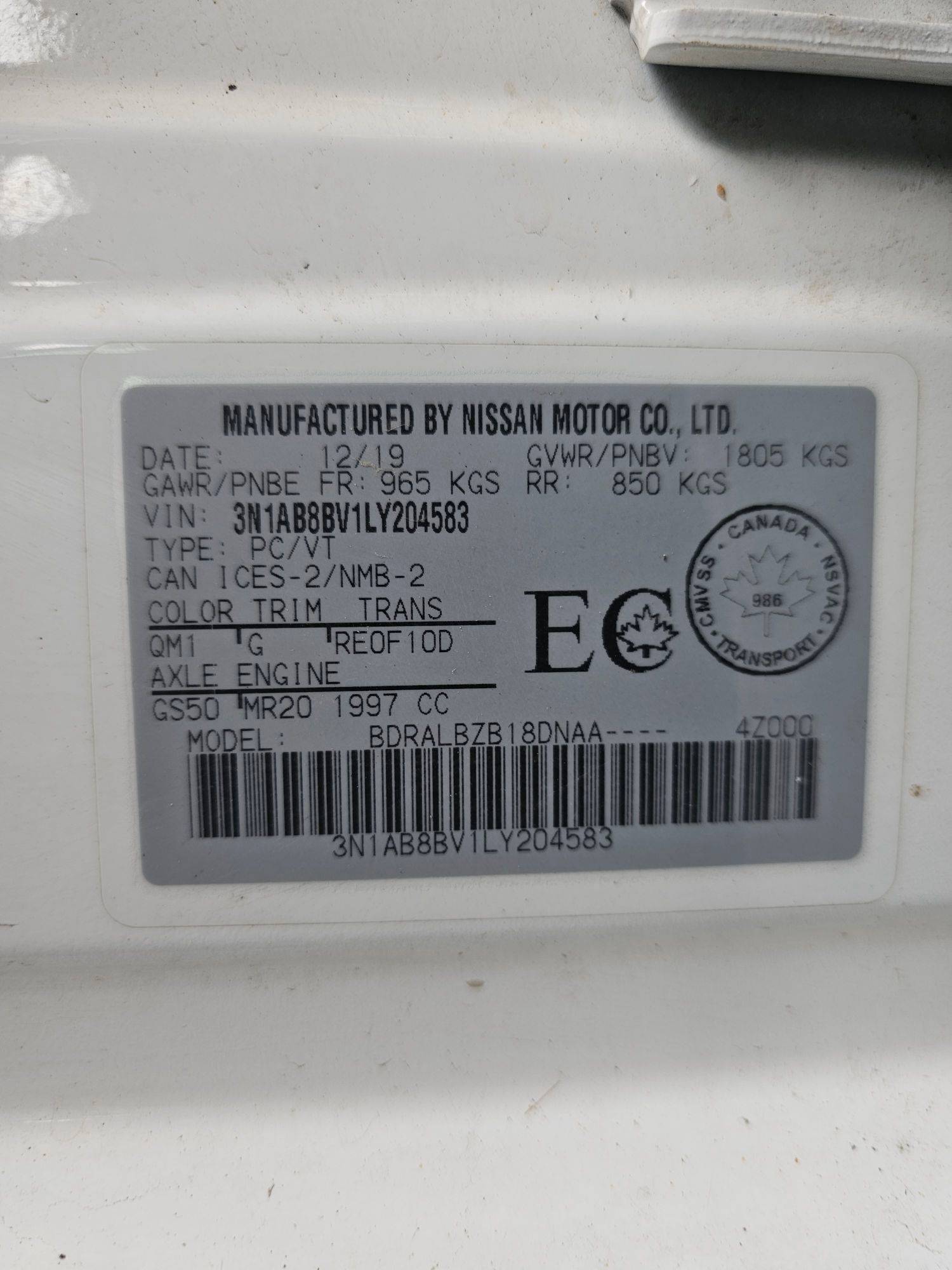 NISSAN SENTRA 2020 - Marhaba Auction Used Cars - Image 10