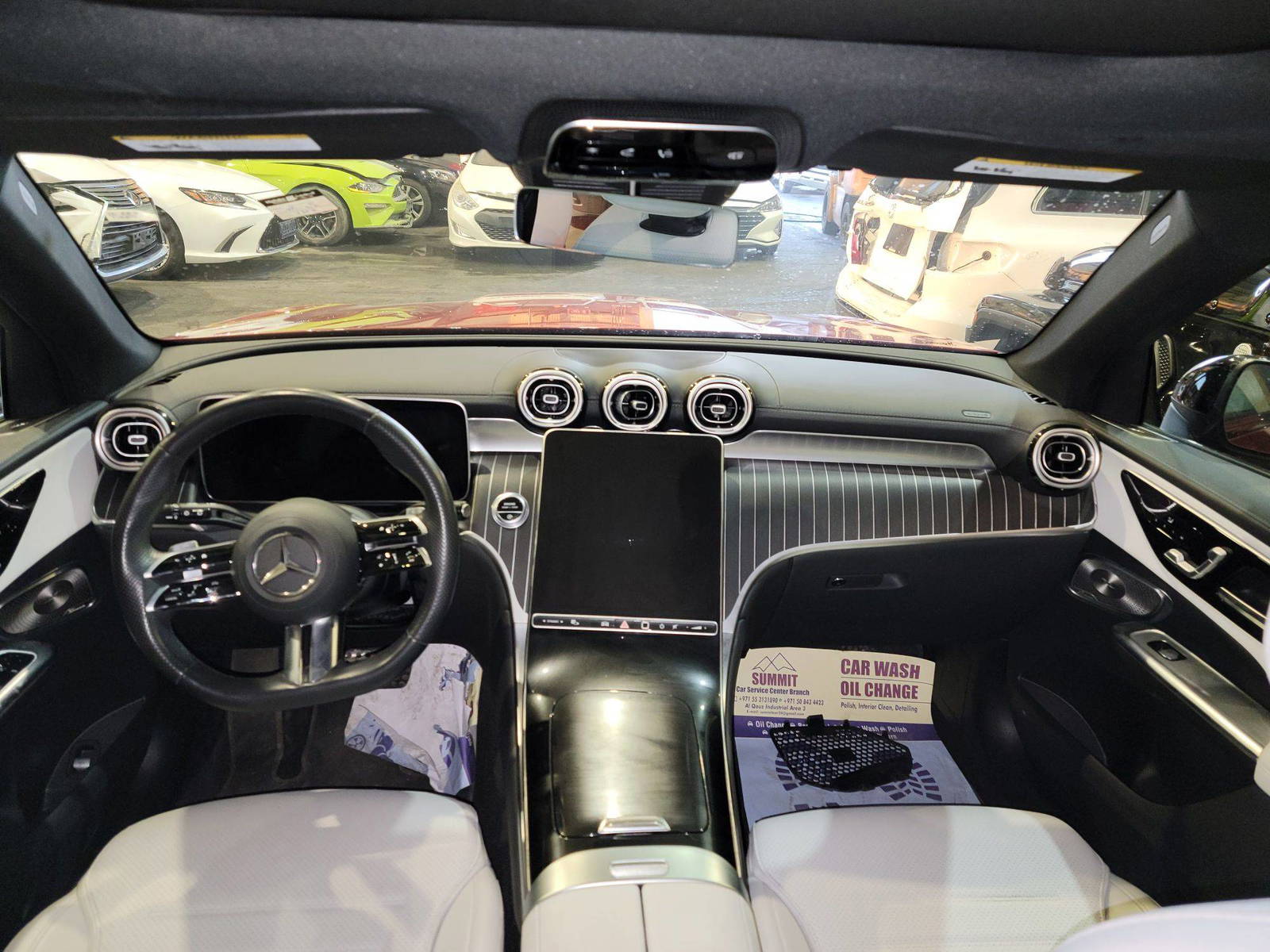 MERCEDES BENZ GLC-300 2023 - Marhaba Auction Used Cars - Image 9