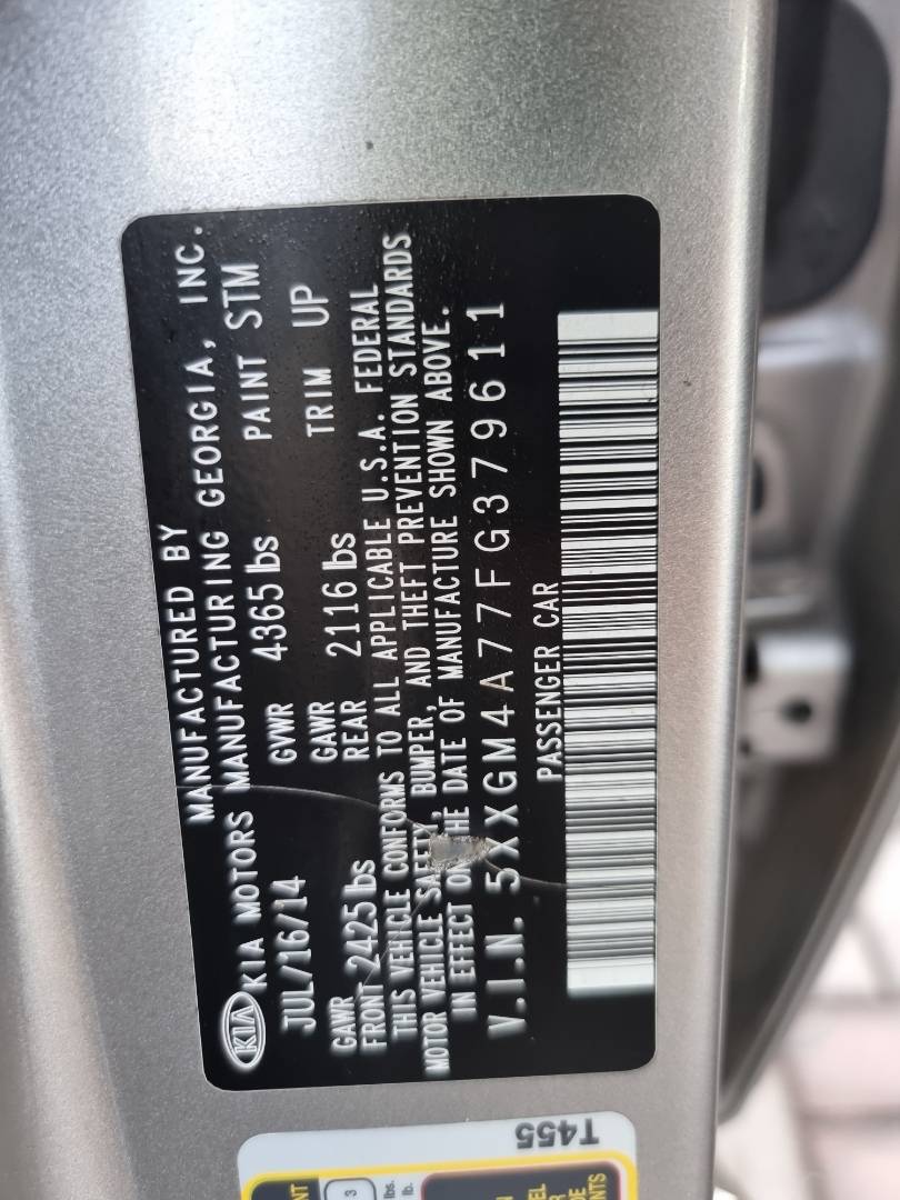 2015 KIA OPTIMA — 144963 Miles — Lot 125487 — Ind. 12 - Marhaba Auctions Used Cars - Image 9