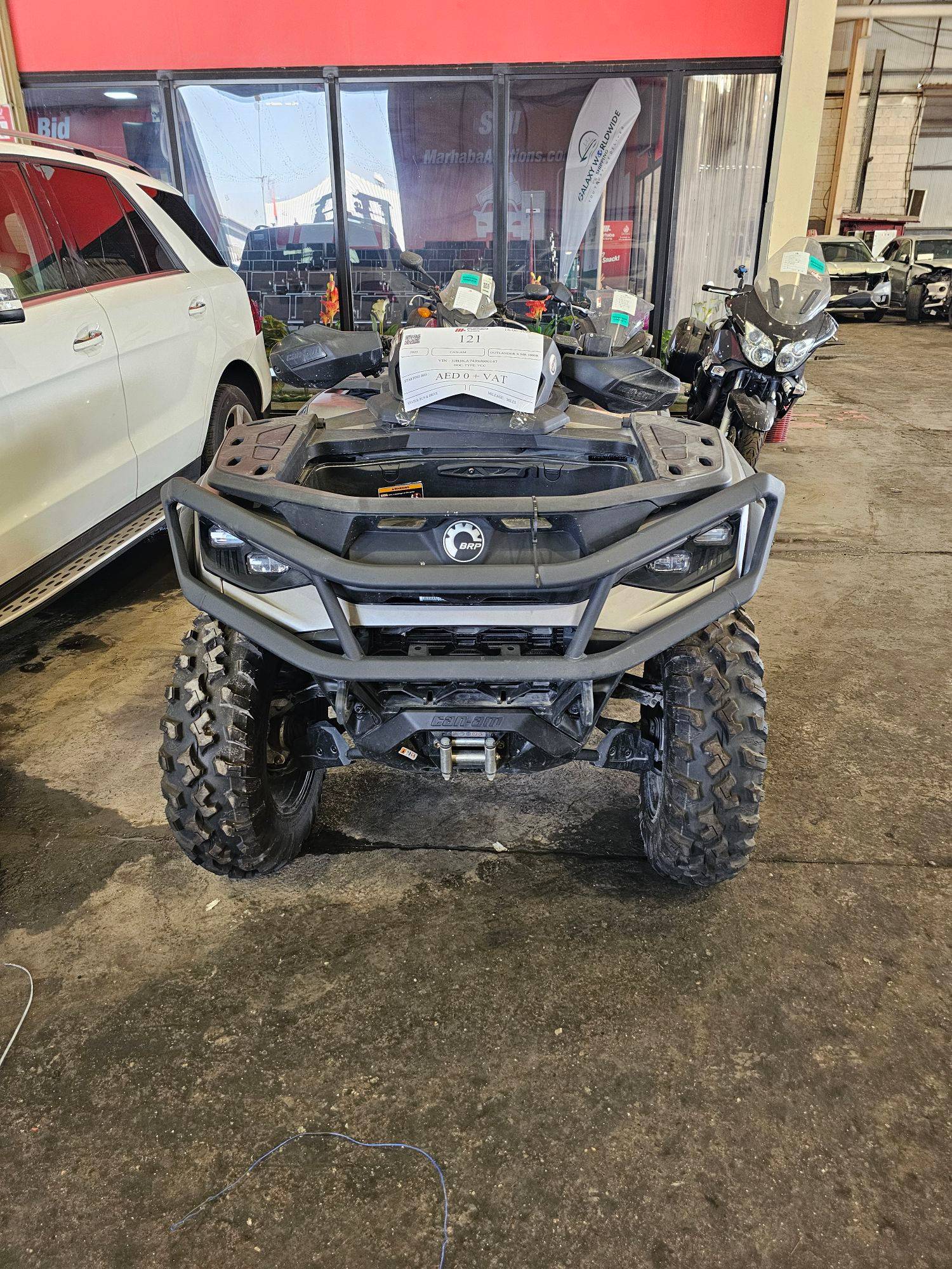 2025 CAN-AM OUTLANDER X MR 1000R — 108 Miles — Lot 00147 — Main - Marhaba Auctions Used Cars - Image 7