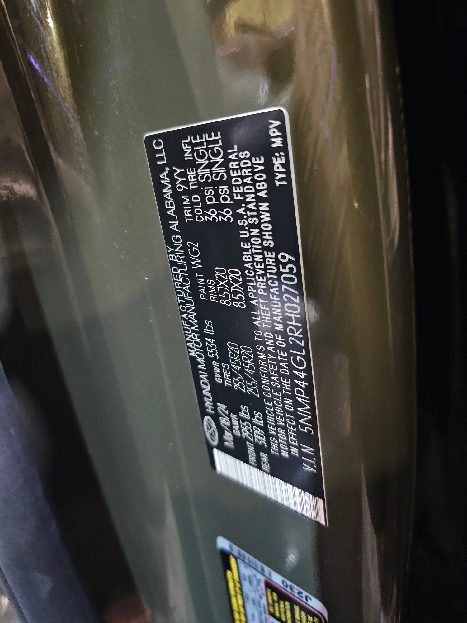 HYUNDAI SANTA FE 2024 - Marhaba Auction Used Cars - Image 10