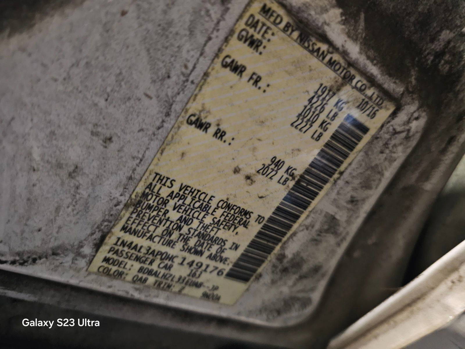 NISSAN ALTIMA 2017 - Marhaba Auction Used Cars - Image 9