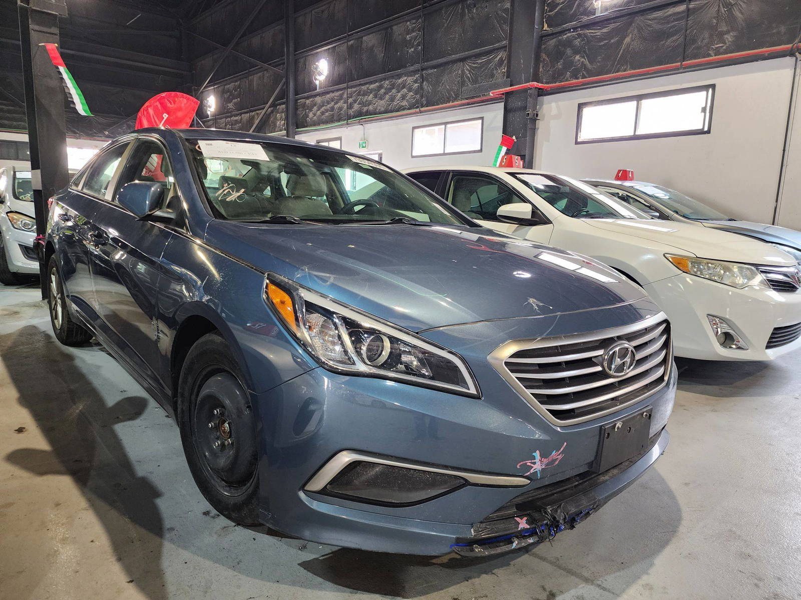 2017 HYUNDAI SONATA — 173614 Miles — Lot 46438 — Al Quoz - Marhaba Auctions Used Cars - Image 3