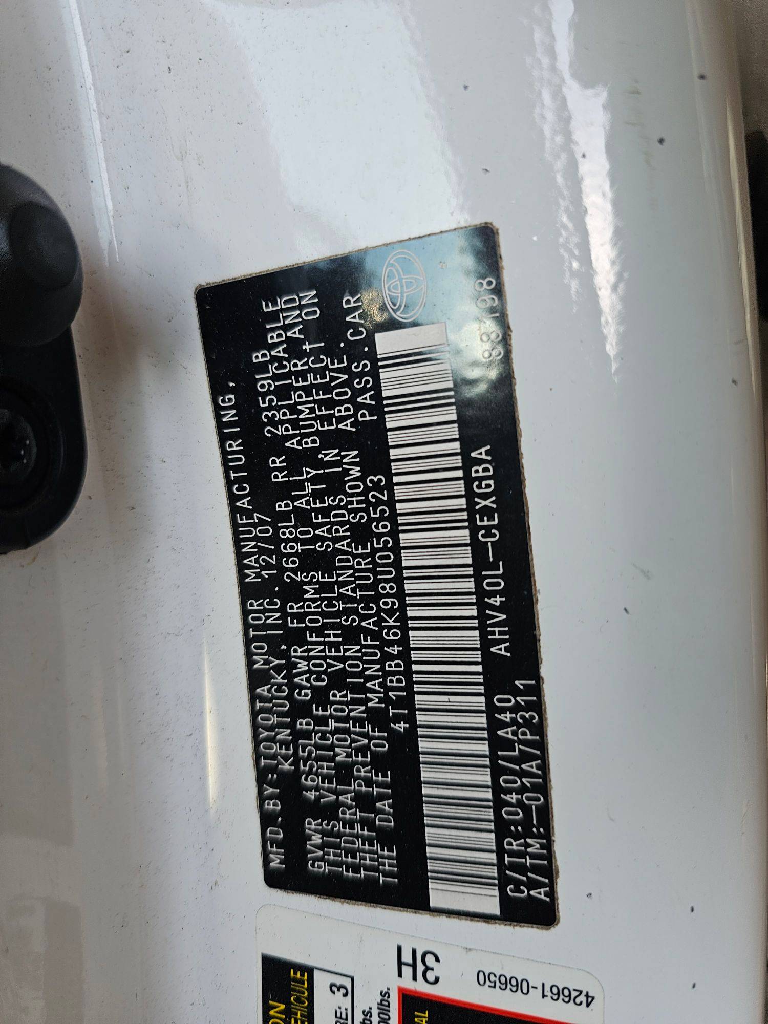 TOYOTA CAMRY 2008 - Marhaba Auction Used Cars - Image 10