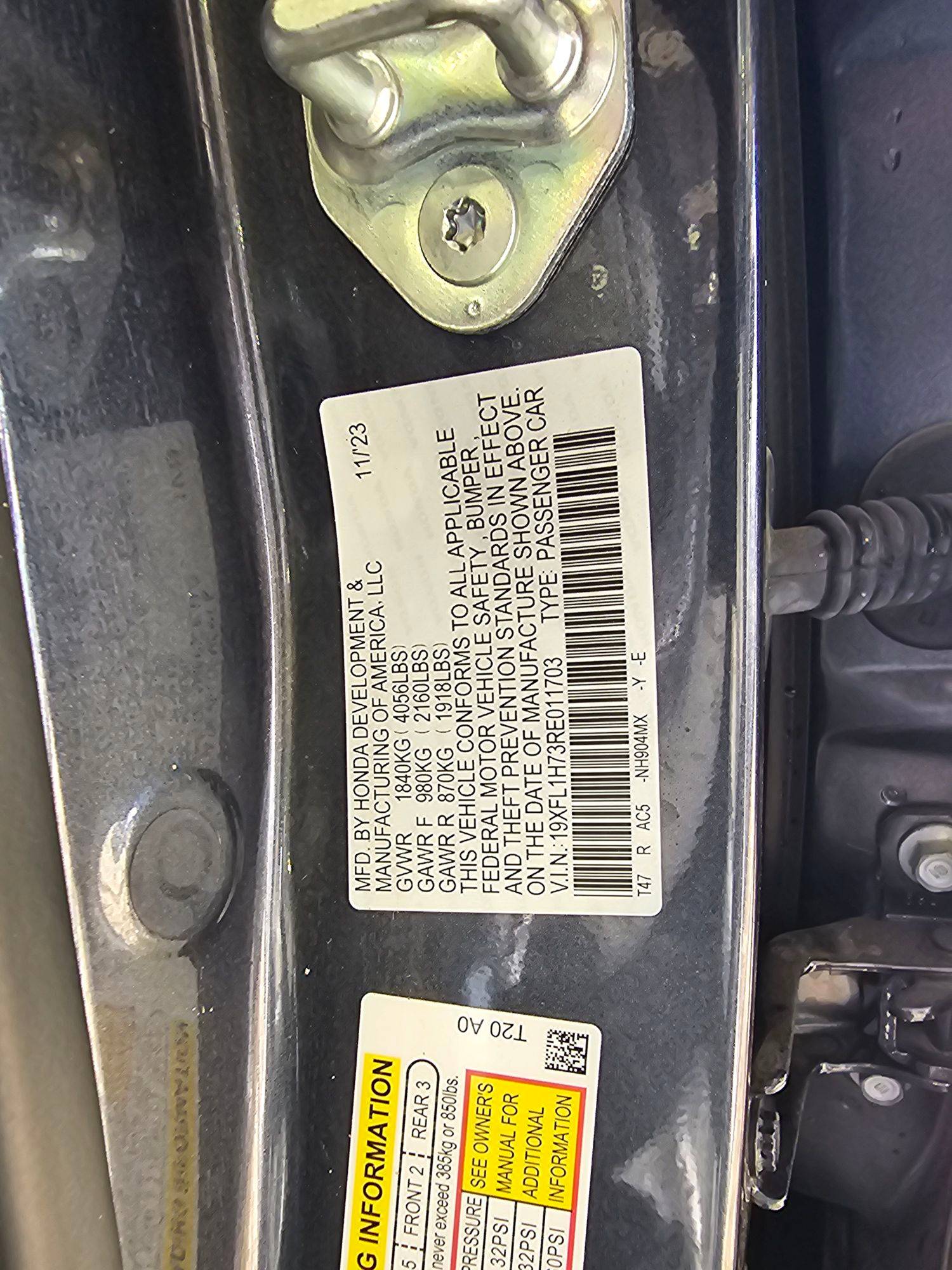 HONDA CIVIC 2024 - Marhaba Auction Used Cars - Image 8