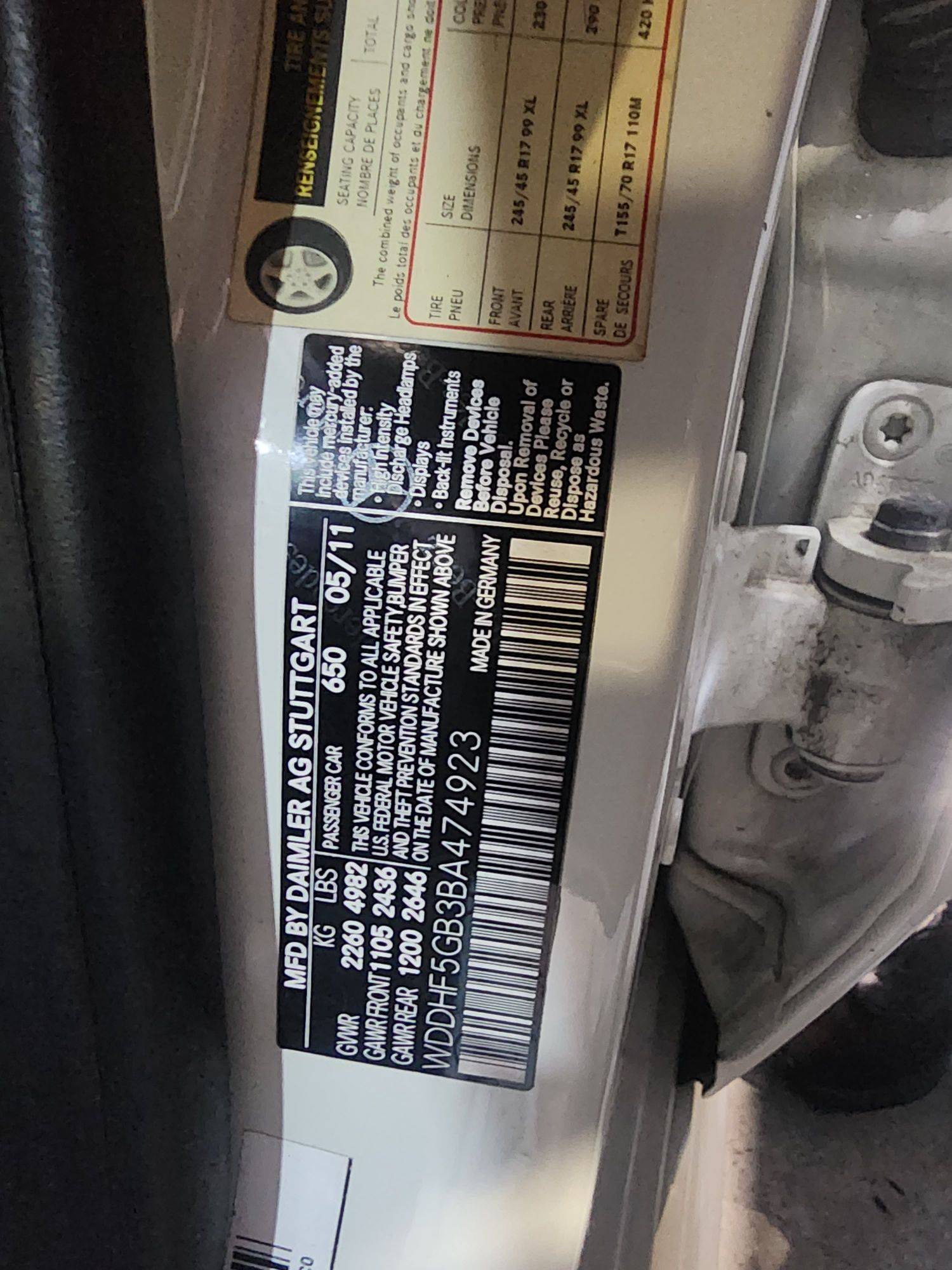 MERCEDES BENZ E 350 2011 - Marhaba Auction Used Cars - Image 6