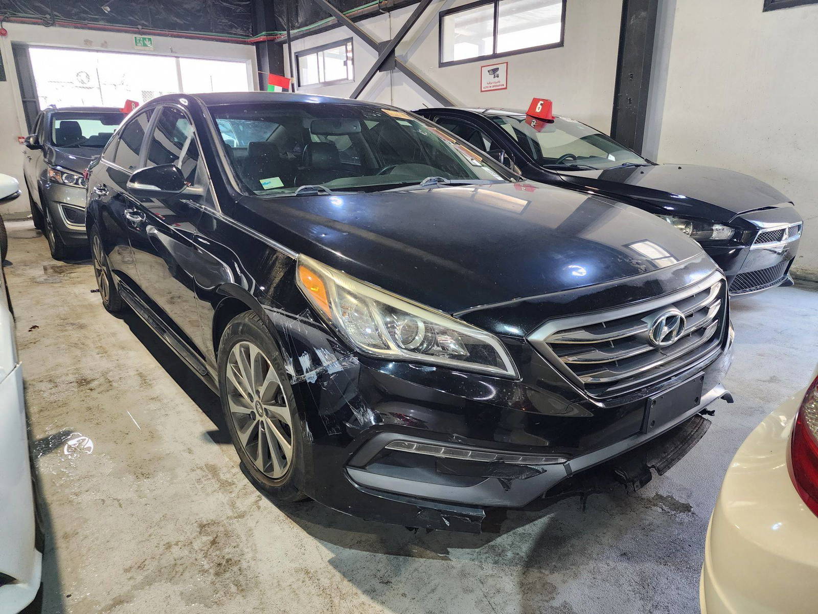 2016 HYUNDAI SONATA — 104467 Miles — Lot 3063931 — Al Quoz - Marhaba Auctions Used Cars - Image 6