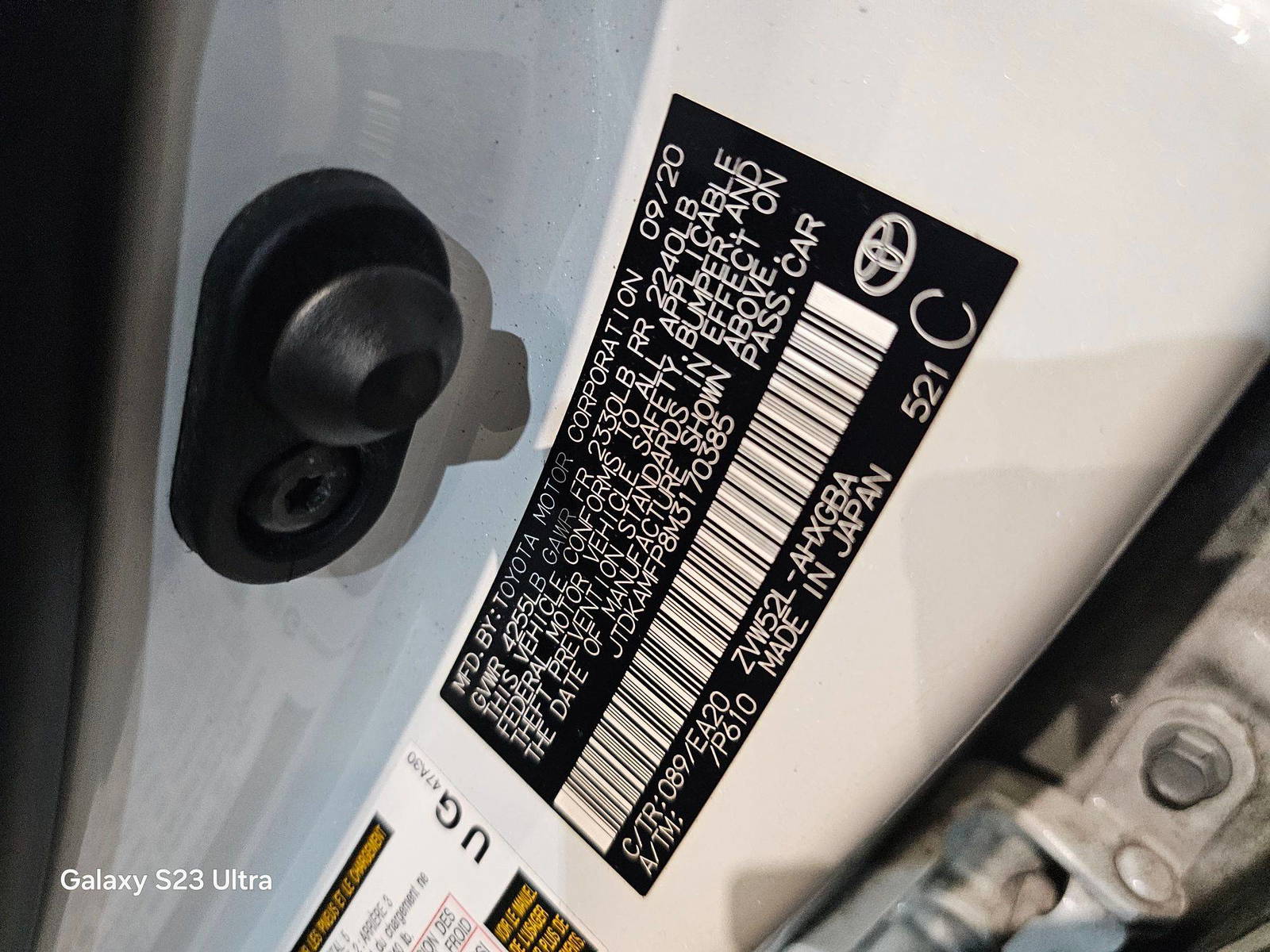 TOYOTA PRIUS PRIME 2021 - Marhaba Auction Used Cars - Image 9