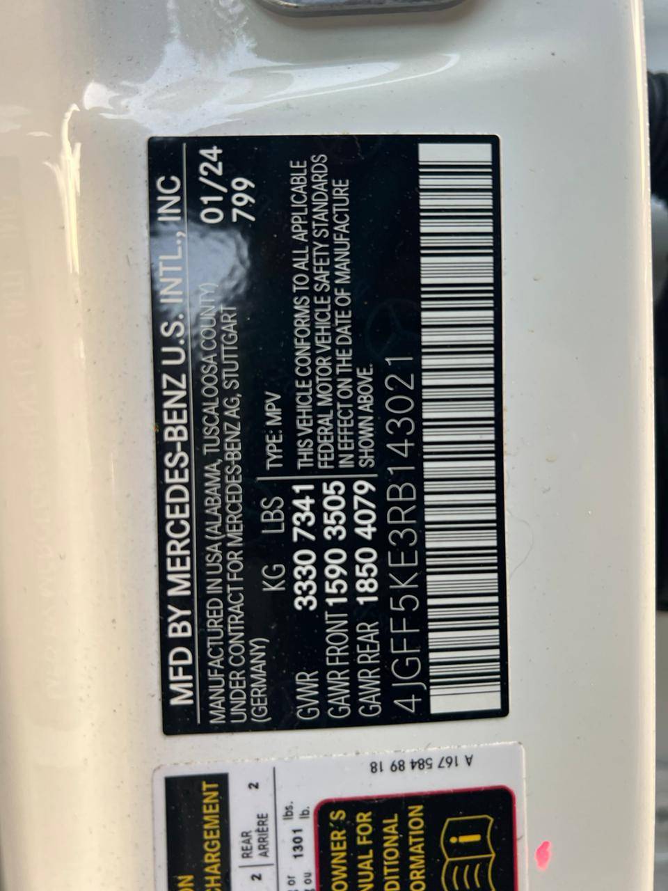 MERCEDES BENZ GLS 450 2024 - Marhaba Auction Used Cars - Image 10