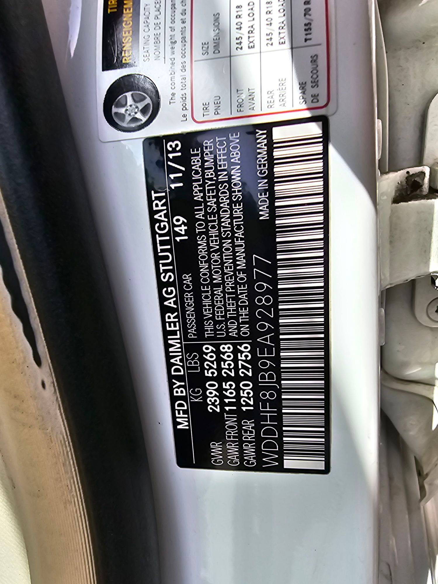 2014 MERCEDES BENZ E 350 — 108375 Miles — Lot EA928977 — Souq - Marhaba Auctions Used Cars - Image 10