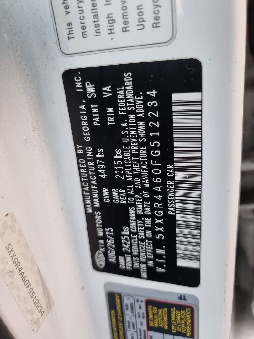 KIA OPTIMA 2015 - Marhaba Auction Used Cars - Image 10