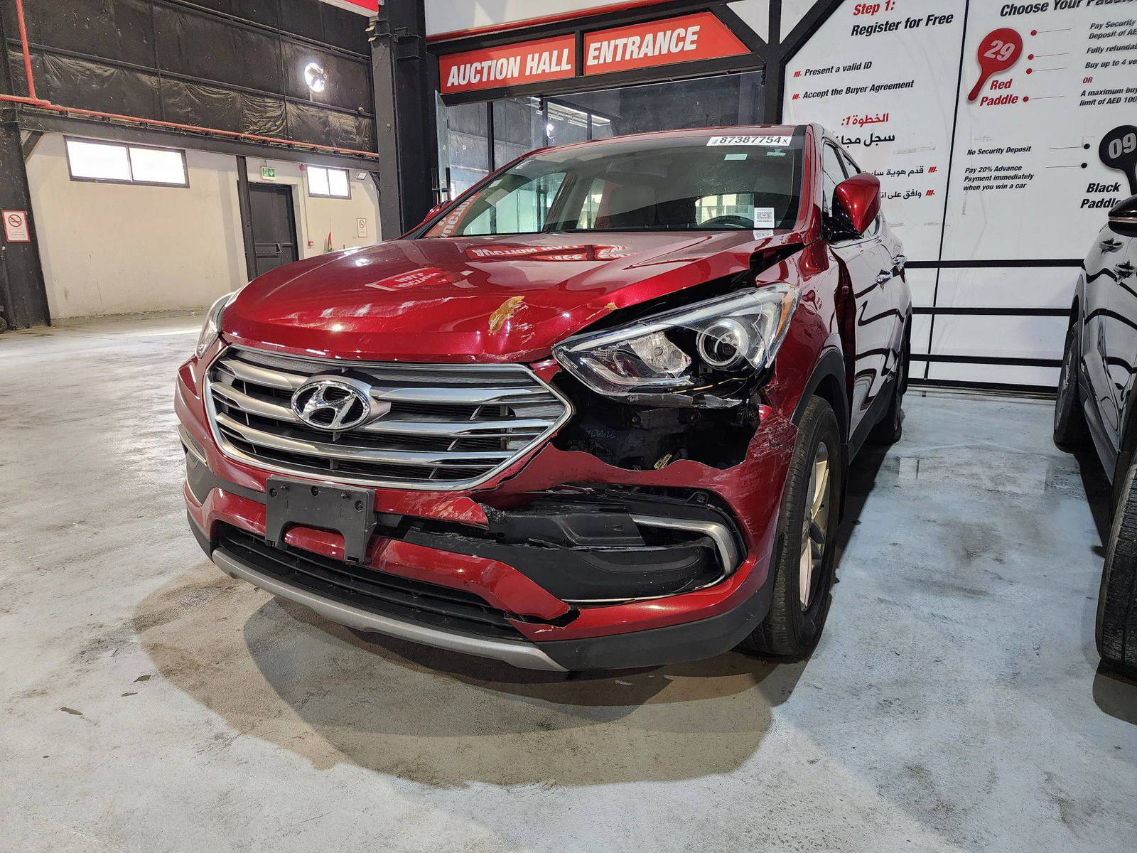 HYUNDAI SANTA FE SPORT 2018 - Marhaba Auction Used Cars - Image 3