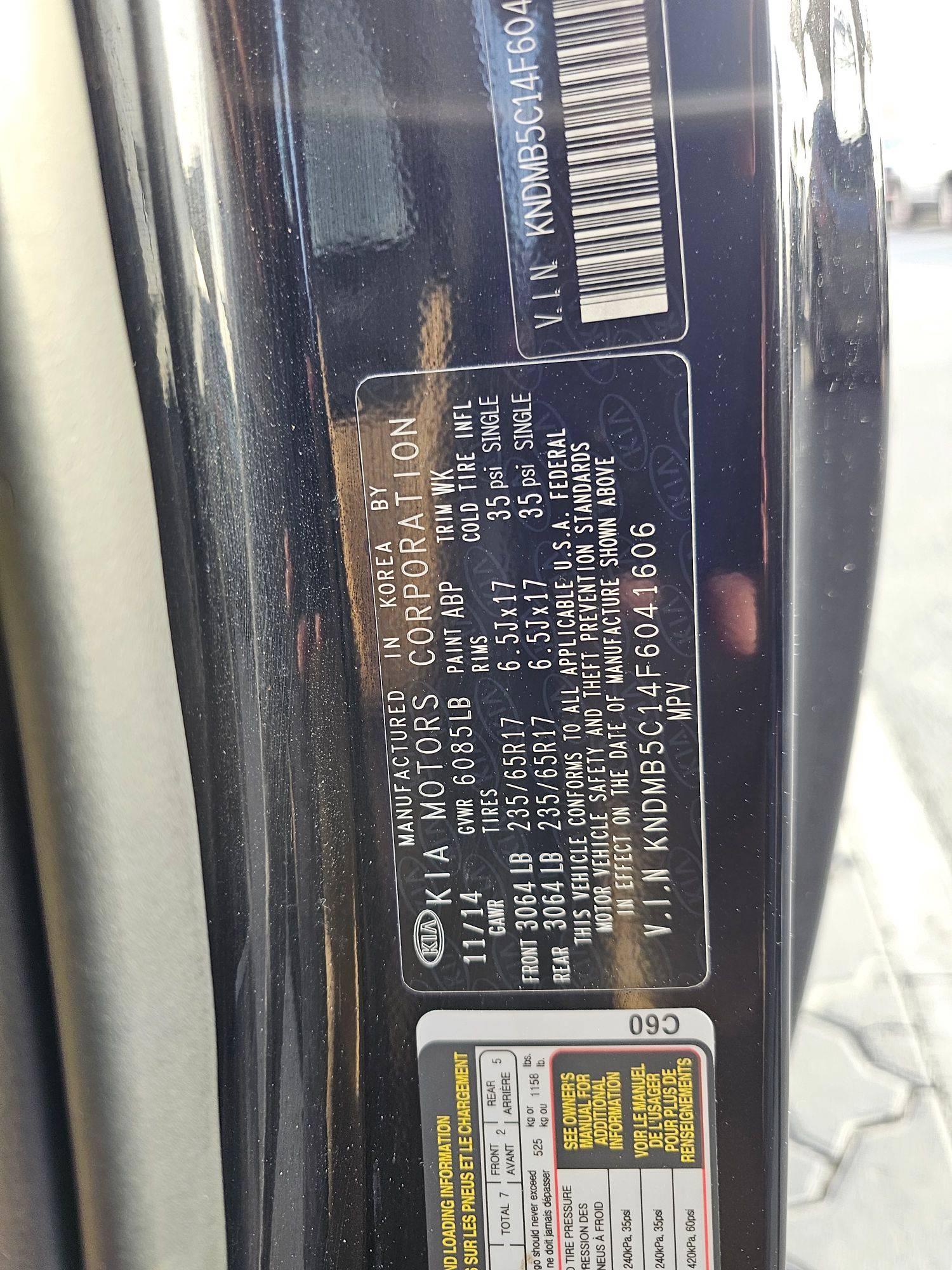 KIA SEDONA 2015 - Marhaba Auction Used Cars - Image 9