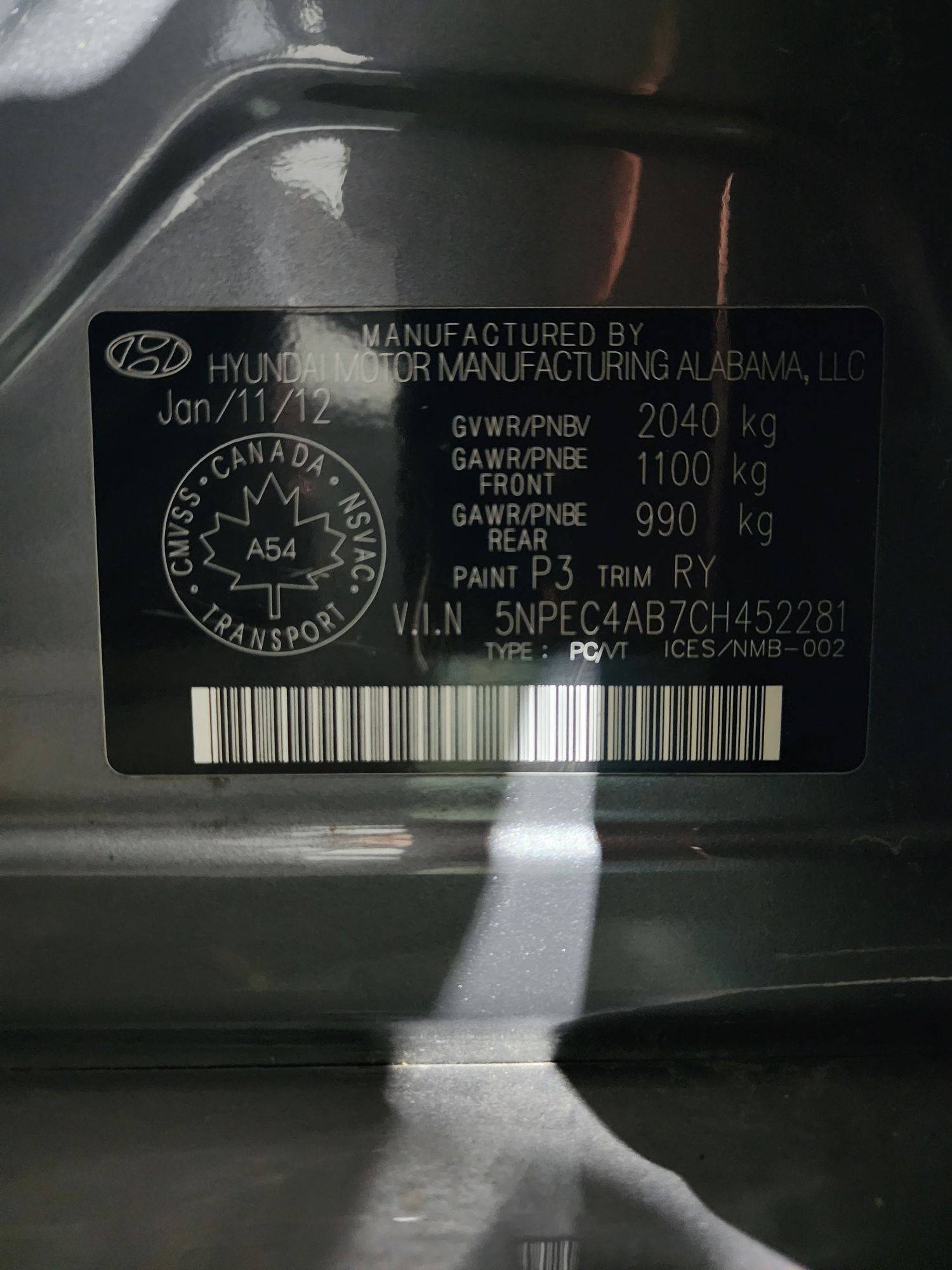 HYUNDAI SONATA 2012 - Marhaba Auction Used Cars - Image 11