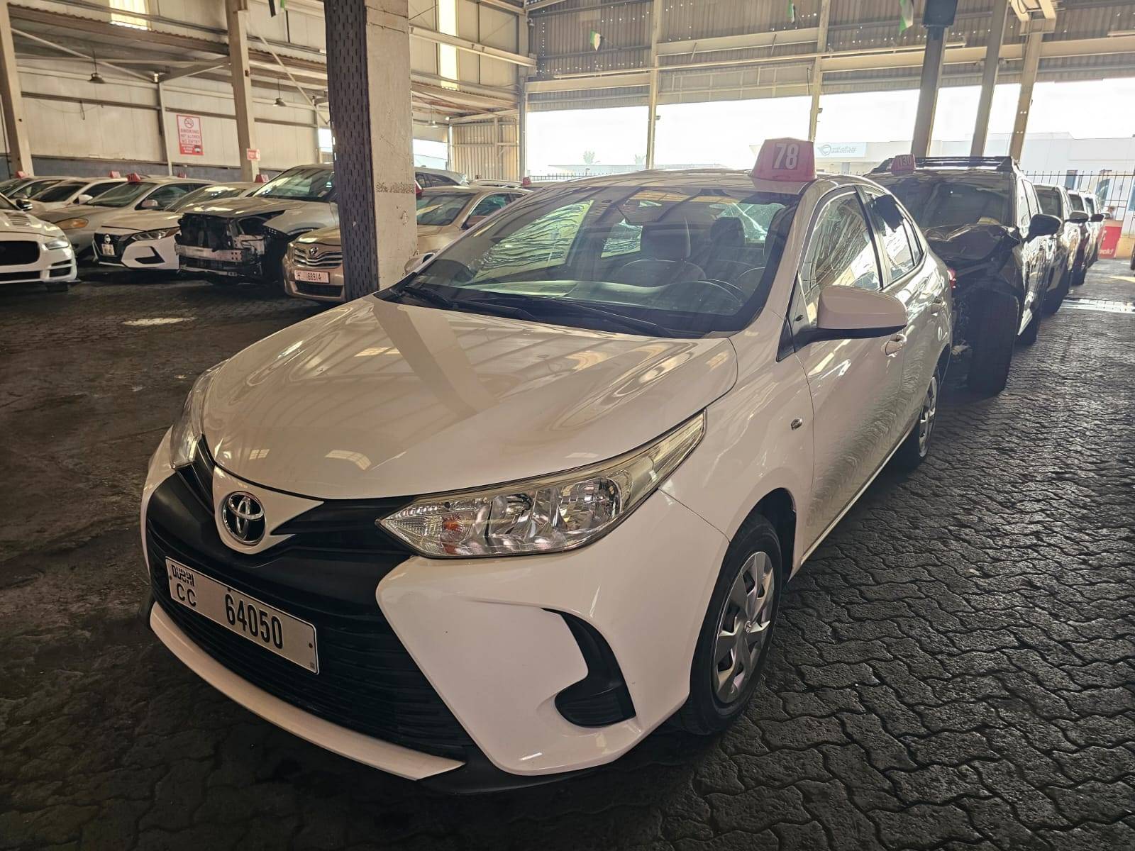 2021 TOYOTA YARIS — 111236 KM — Lot 5M2149155 — Main - Marhaba Auctions Used Cars - Image 2