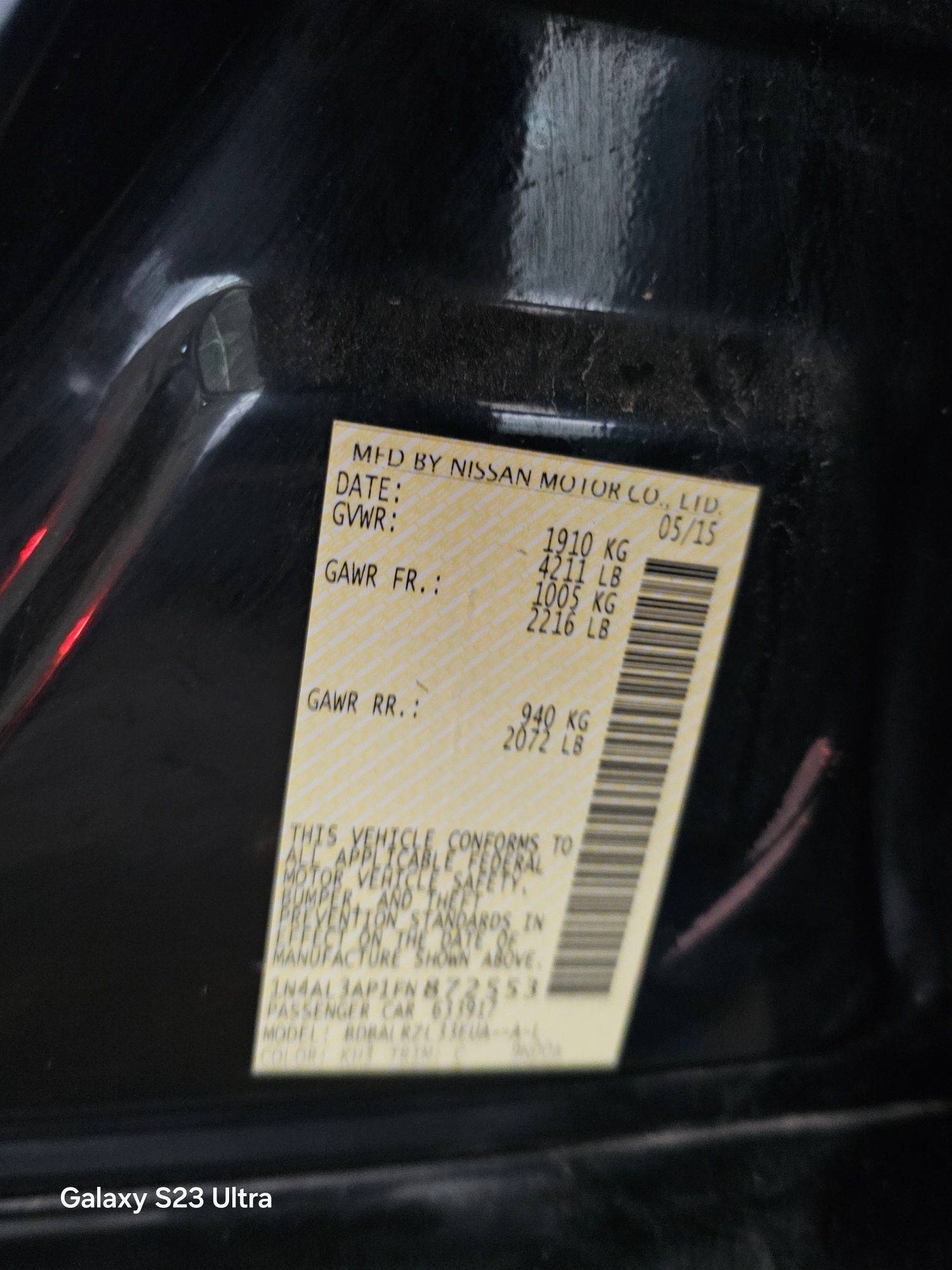 NISSAN ALTIMA 2015 - Marhaba Auction Used Cars - Image 10