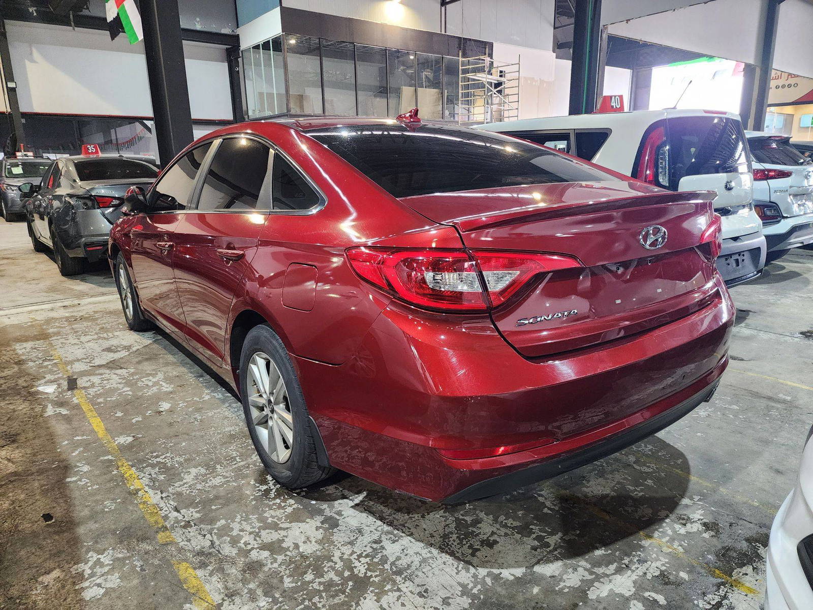 2015 HYUNDAI SONATA — 191685 Miles — Lot 24256 — Al Quoz - Marhaba Auctions Used Cars - Image 3
