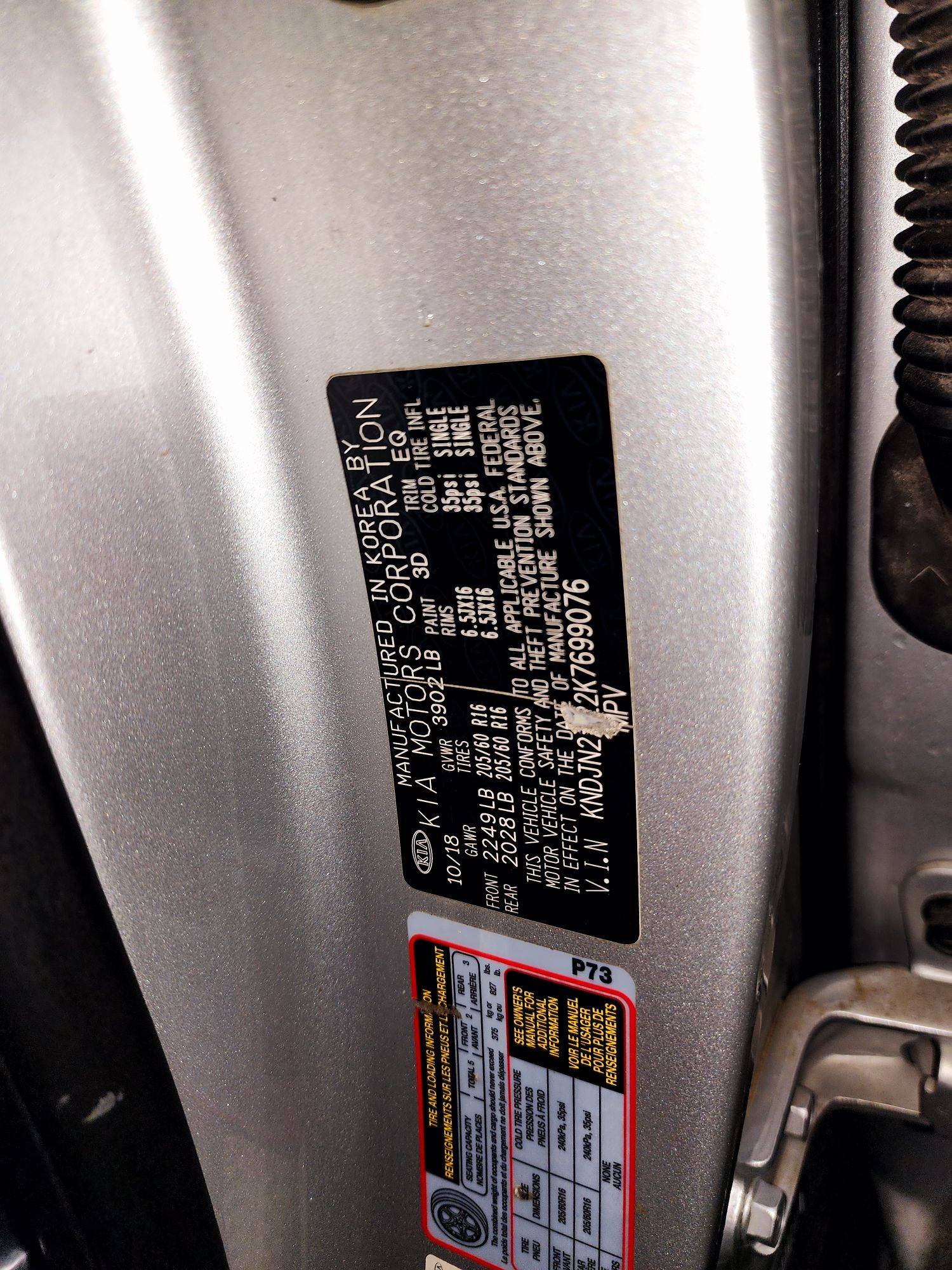 2019 KIA SOUL — 119920 Miles — Lot K7699076 — Souq - Marhaba Auctions Used Cars - Image 9