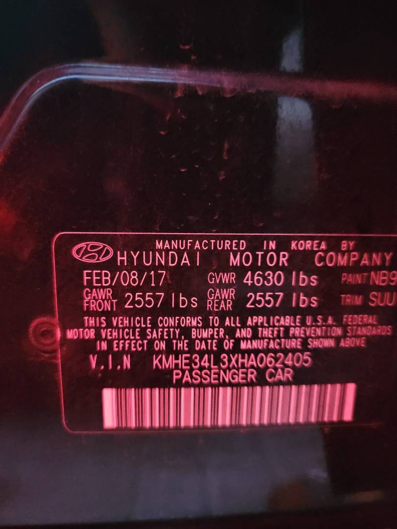 HYUNDAI SONATA 2017 - Marhaba Auction Used Cars - Image 10