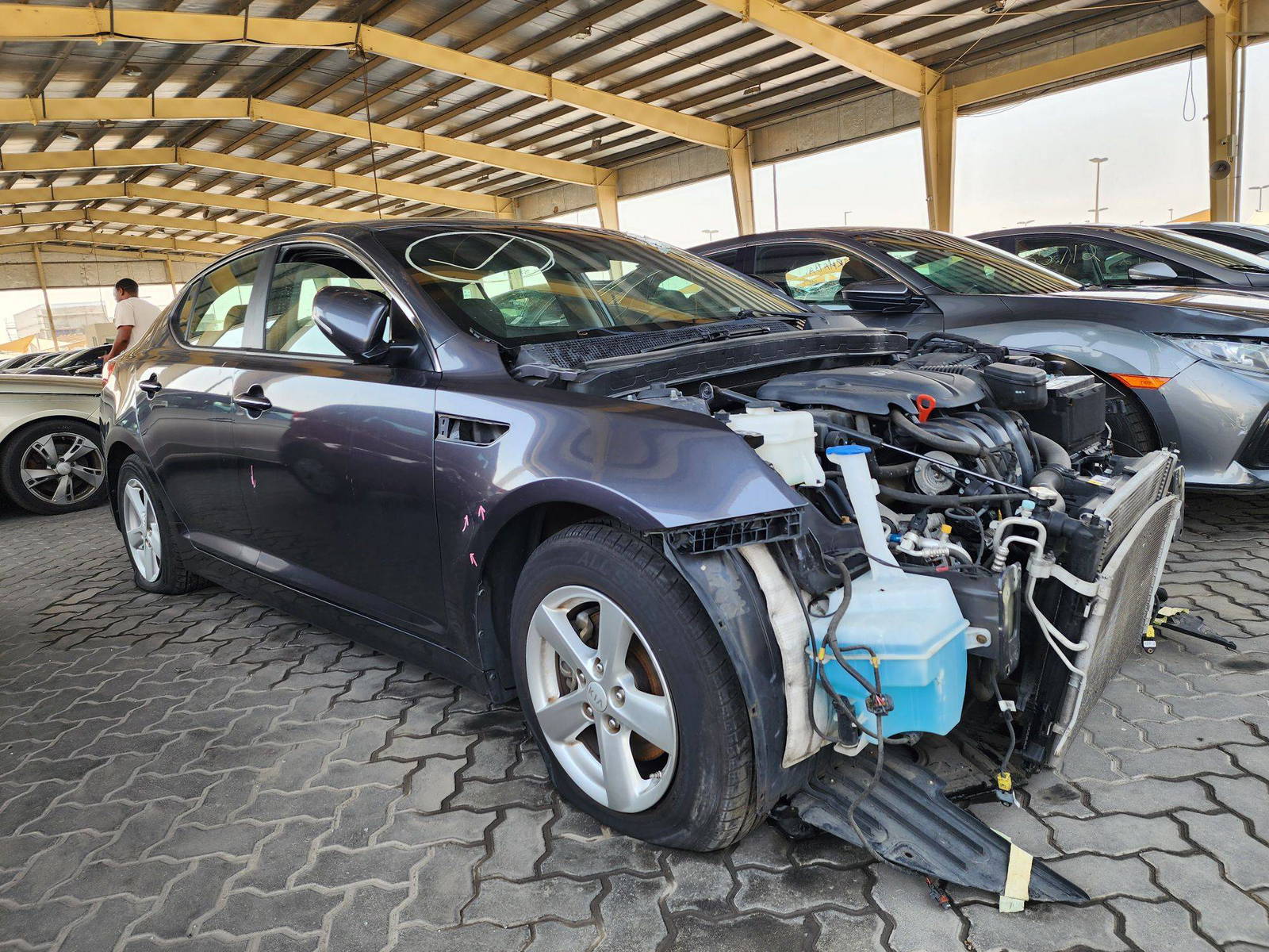 2015 KIA OPTIMA — 128456 Miles — Lot 21152 — Souq - Marhaba Auctions Used Cars - Image 4