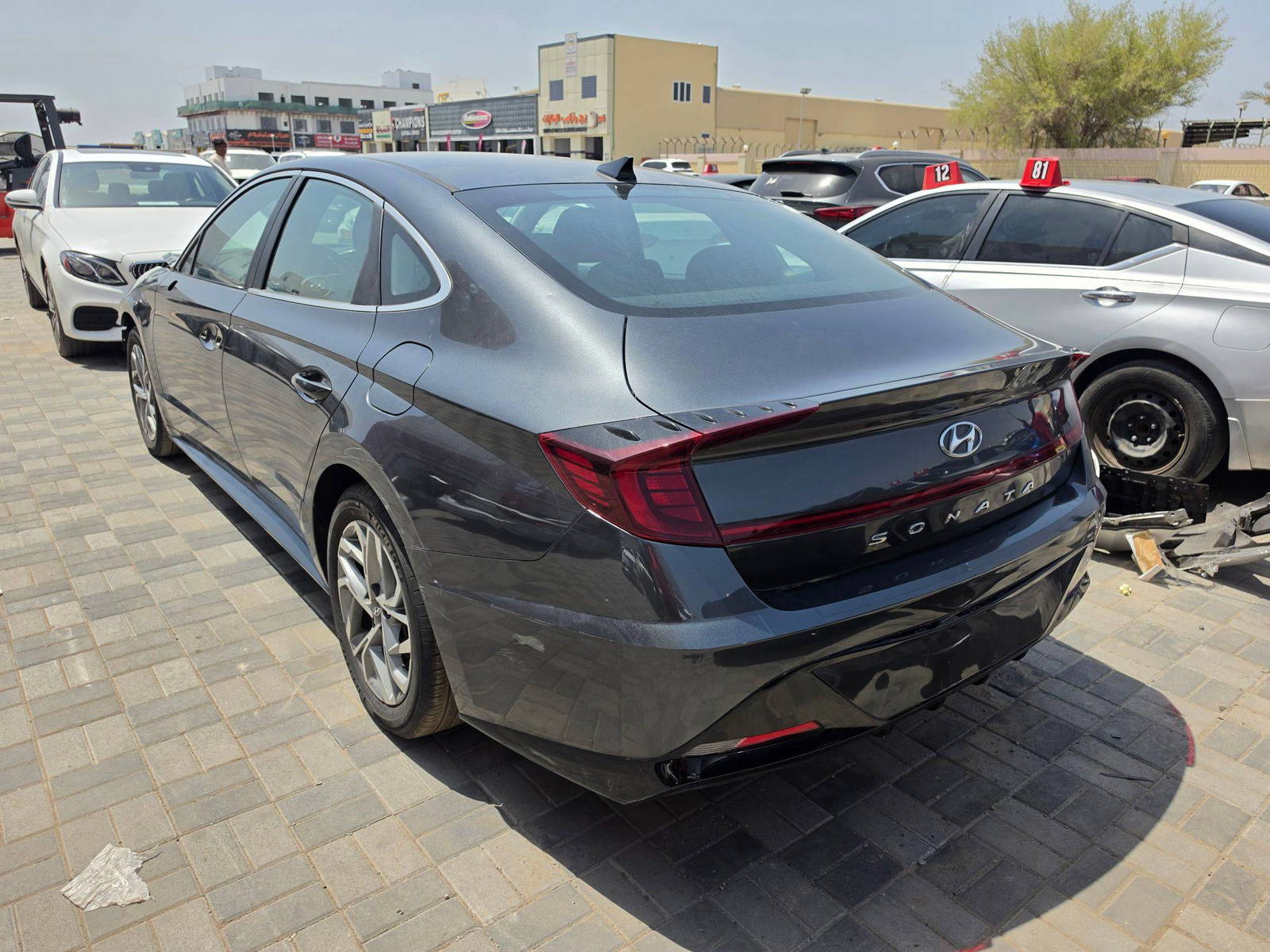 2023 HYUNDAI SONATA — 37950 Miles — Lot PA293515 — Oman Yard - Marhaba Auctions Used Cars - Image 6