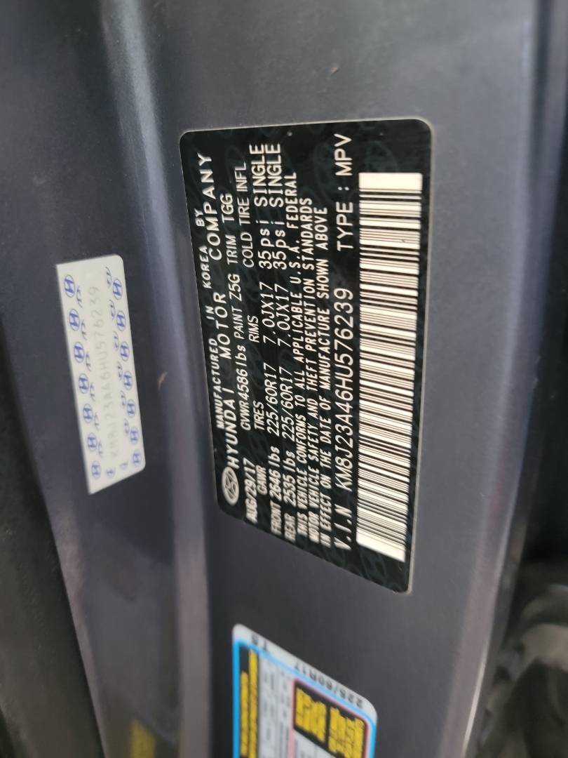 HYUNDAI TUCSON 2017 - Marhaba Auction Used Cars - Image 8