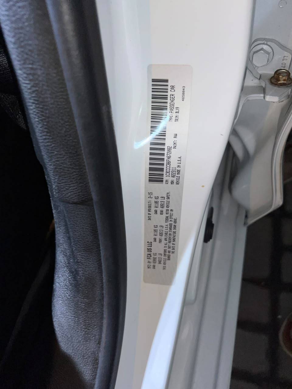 2015 CHRYSLER 200 — Lot N672082 - Marhaba Auctions Used Cars - Image 11