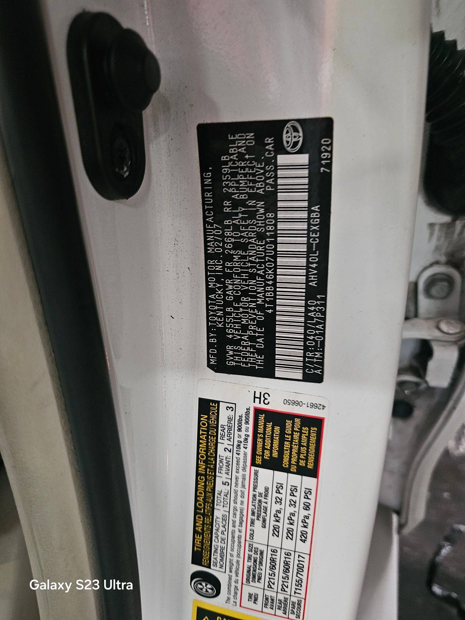 TOYOTA CAMRY 2007 - Marhaba Auction Used Cars - Image 11