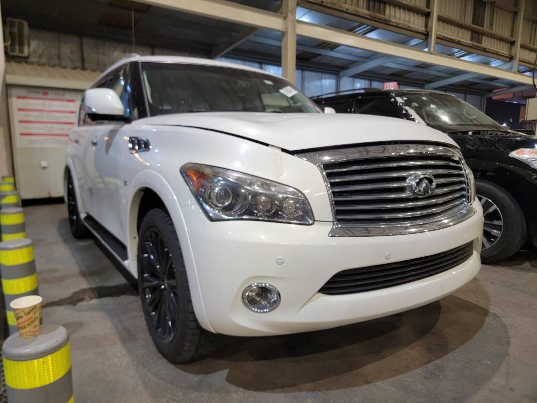 2014 INFINITI QX80 — 131124 Miles — Lot 4E9062941 — Main - Marhaba Auctions Used Cars - Image 4