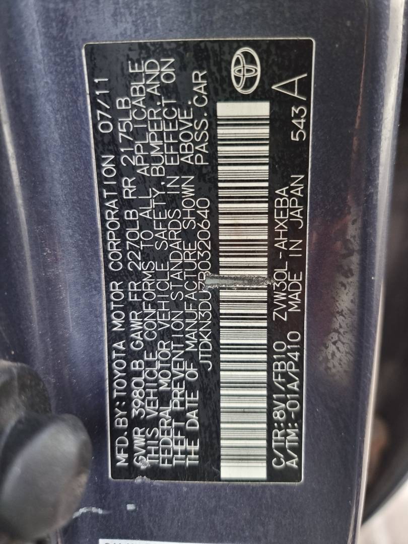 TOYOTA PRIUS 2011 - Marhaba Auction Used Cars - Image 8