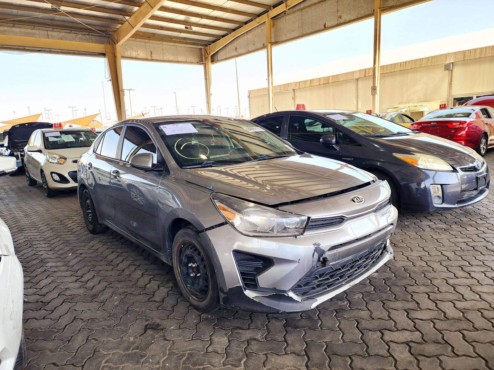 2021 KIA RIO — 86280 Miles — Lot D9ME385434 — Souq - Marhaba Auctions Used Cars - Image 4