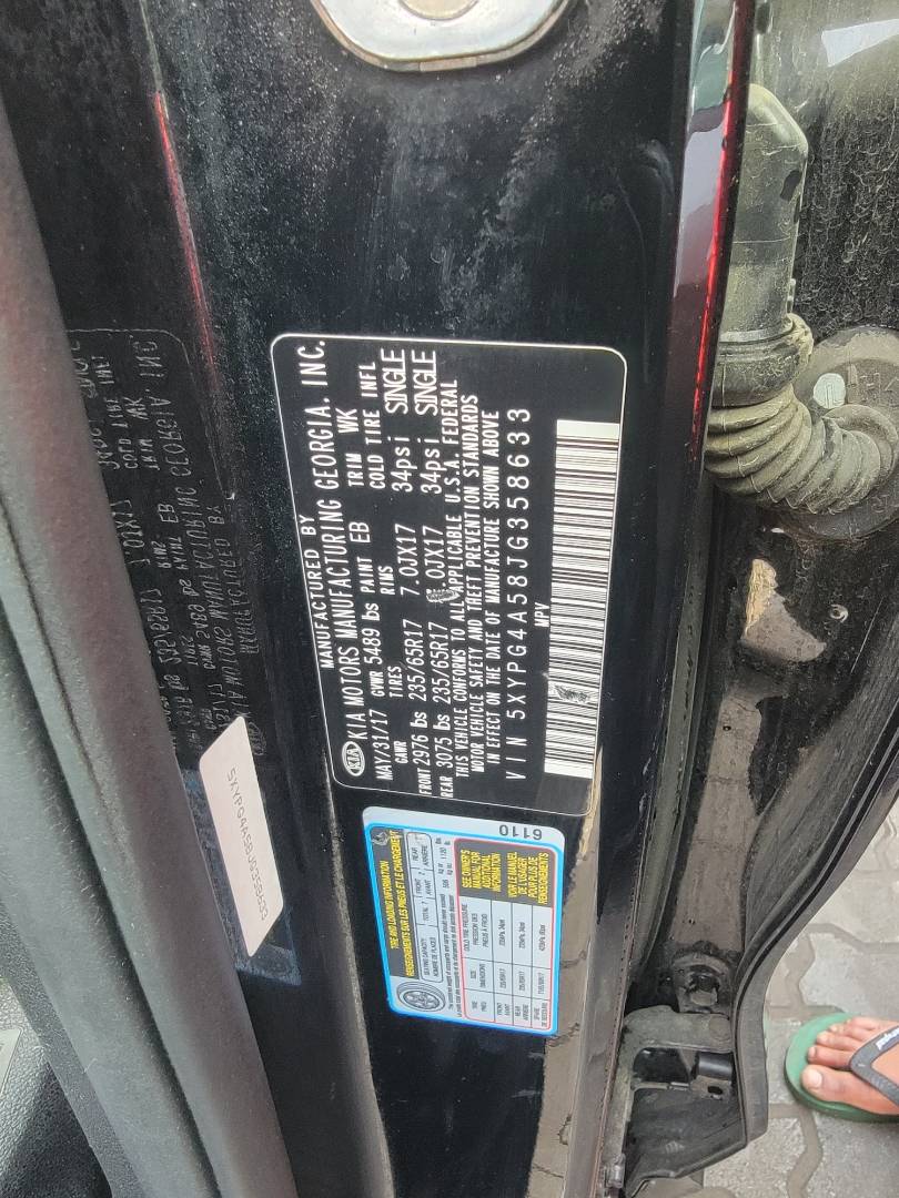 KIA SORENTO 2018 - Marhaba Auction Used Cars - Image 8