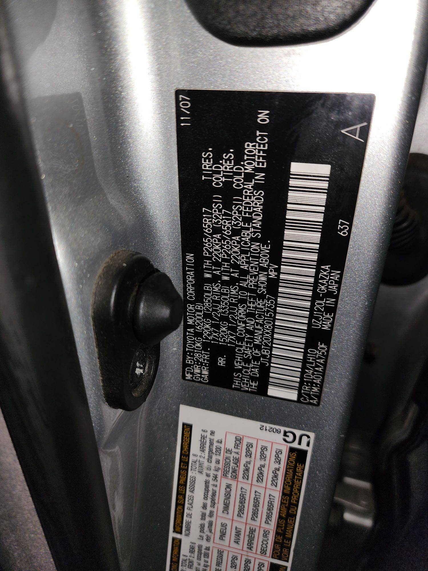 2008 LEXUS GX 470 — 287824 Miles — Lot 72527213 - Marhaba Auctions Used Cars - Image 11