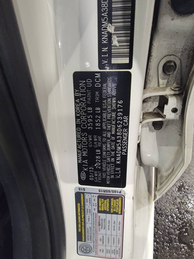 2013 KIA RIO — 124484 Miles — Lot D6239176 — Main - Marhaba Auctions Used Cars - Image 9
