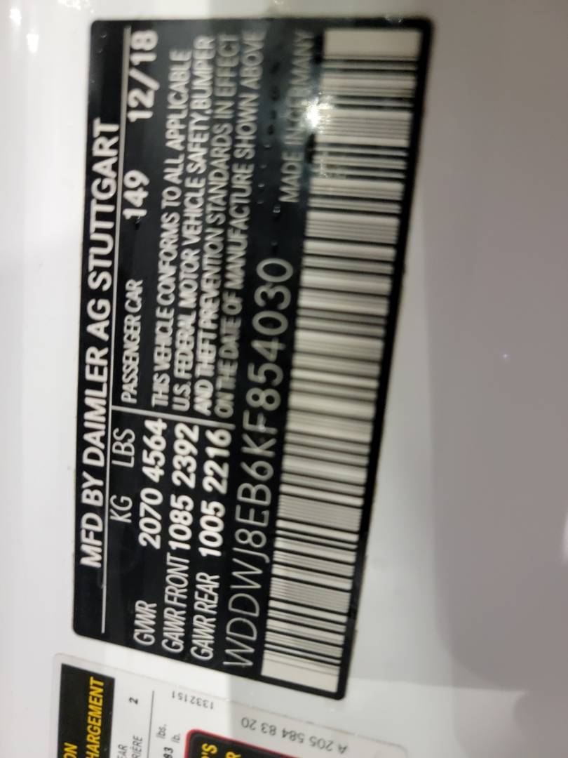 2019 MERCEDES BENZ C300 — 54812 Miles — Lot KF854030 - Marhaba Auctions Used Cars - Image 8