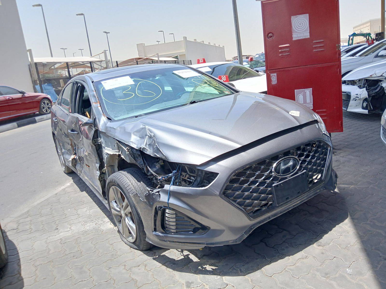 2019 HYUNDAI SONATA — 87566 Miles — Lot 2KH770469 — Souq - Marhaba Auctions Used Cars - Image 4