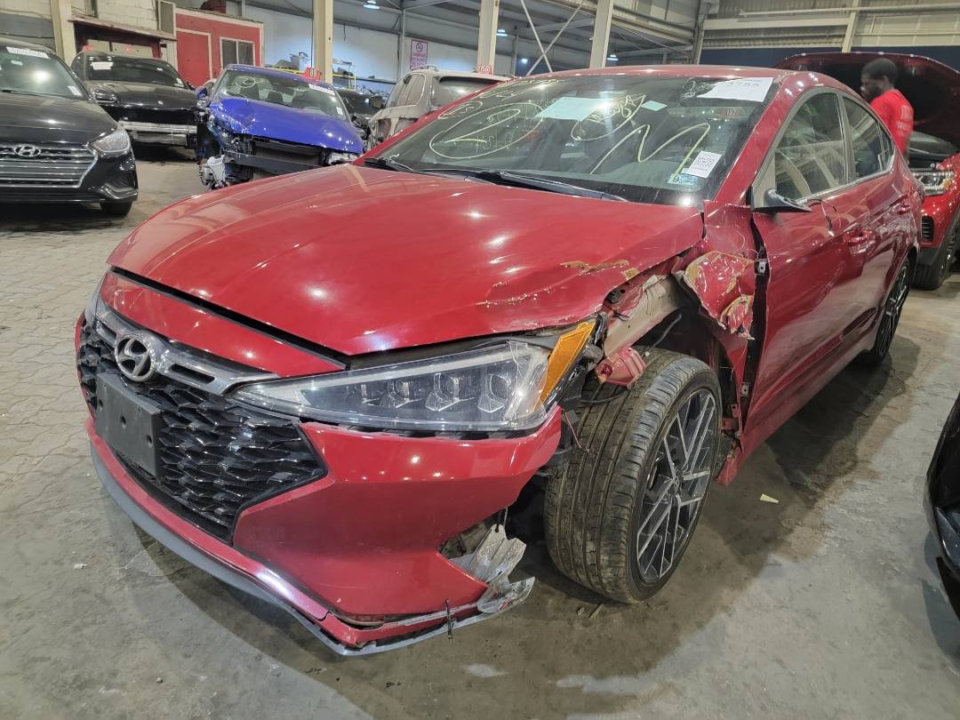 2019 HYUNDAI ELANTRA — 124740 Miles — Lot B9KU813625 — Main - Marhaba Auctions Used Cars - Image 4