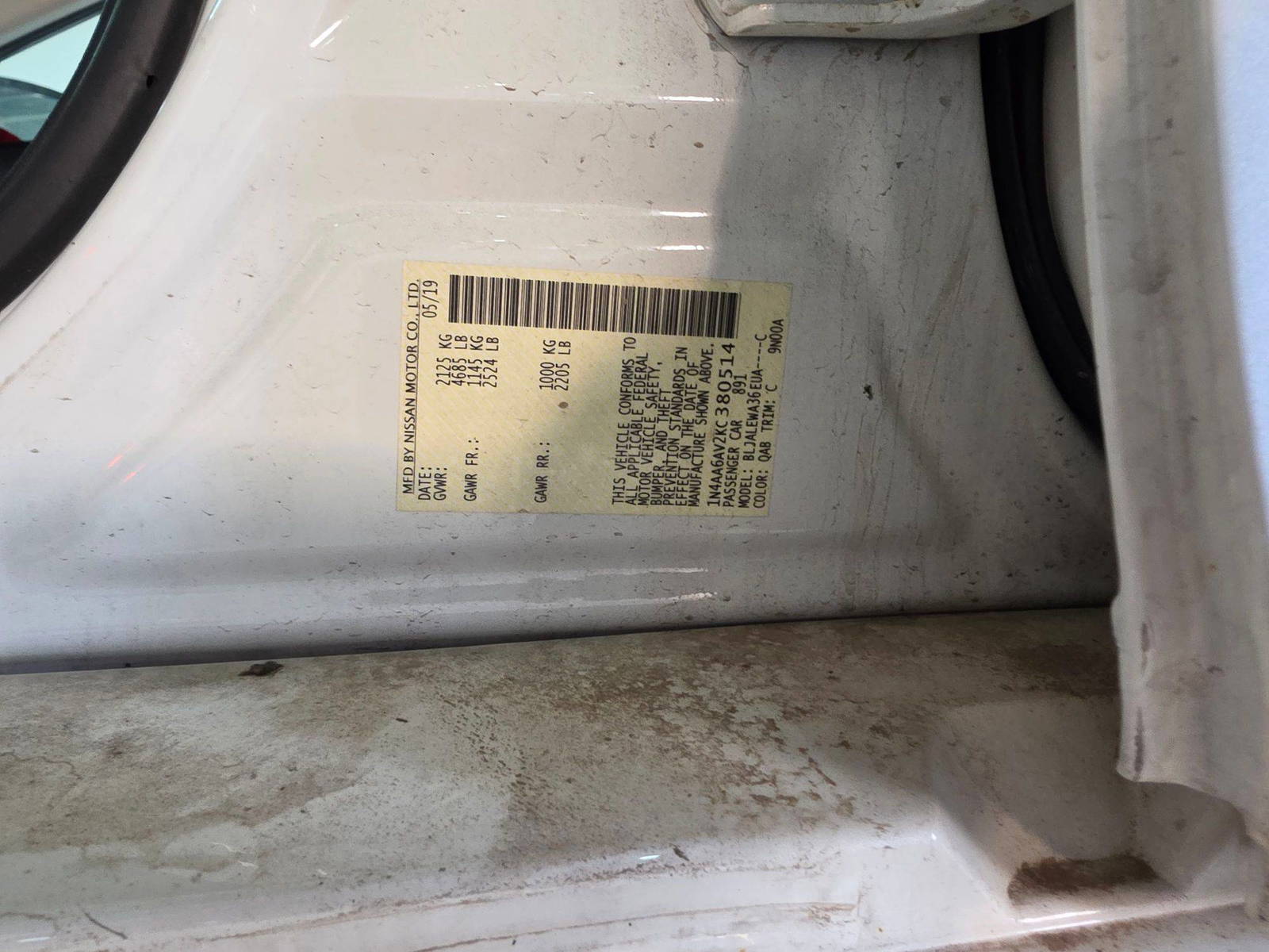 NISSAN MAXIMA 2019 - Marhaba Auction Used Cars - Image 9