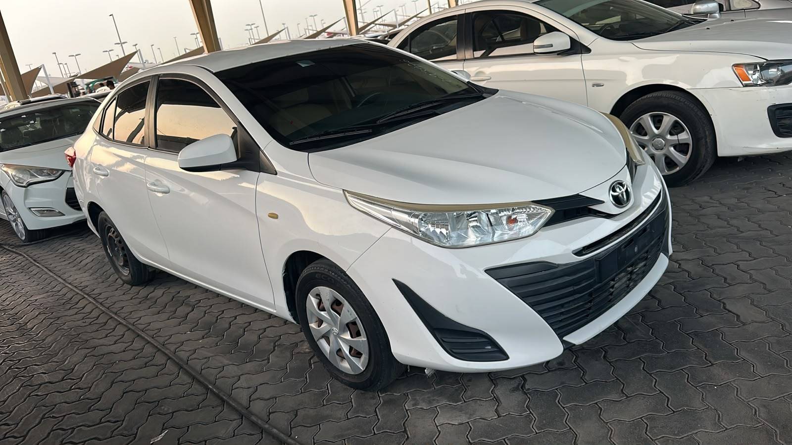 2019 TOYOTA YARIS — sold — 157550 KM — Lot 7K2058076 — Souq - Marhaba Auctions Used Cars - Image 3