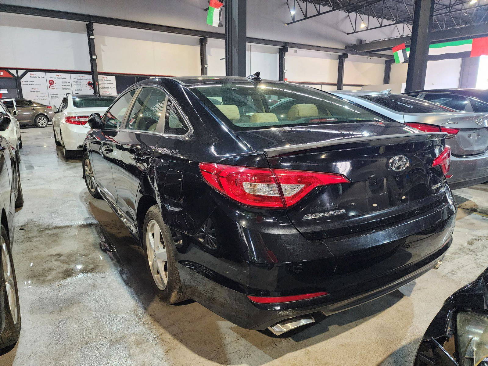 2015 HYUNDAI SONATA — 182358 Miles — Lot 41682971 — Al Quoz - Marhaba Auctions Used Cars - Image 6